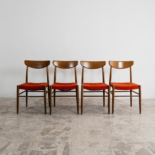 Set Da Pranzo 4 Sedie Design Scandinavo Anni ‘60 Design Modernariato