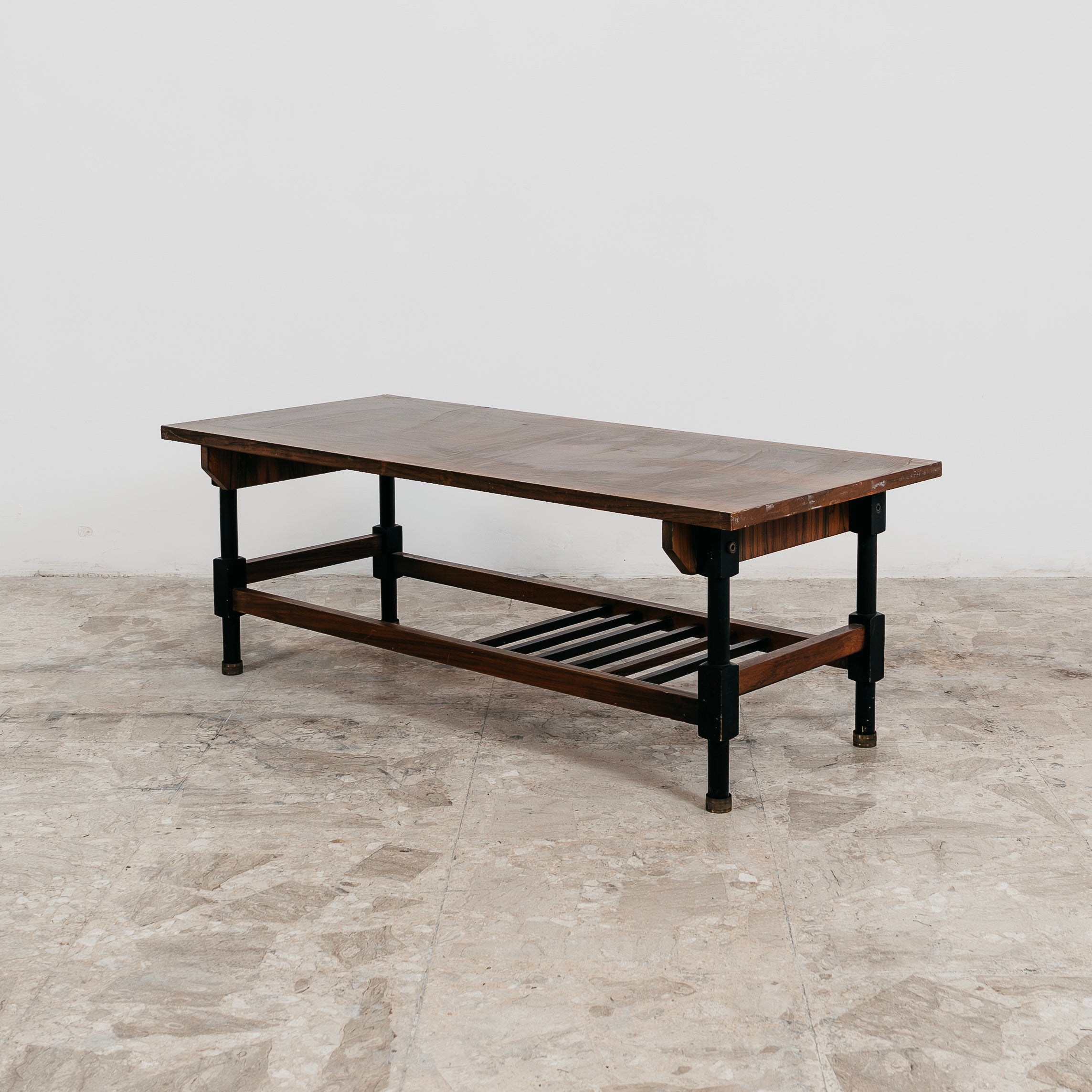 Tavolino da salotto legno anni 60 design Modernariato