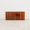Credenza In Palissandro Monumentale Zebrawood Lacquered Mid-Century Design 1970
