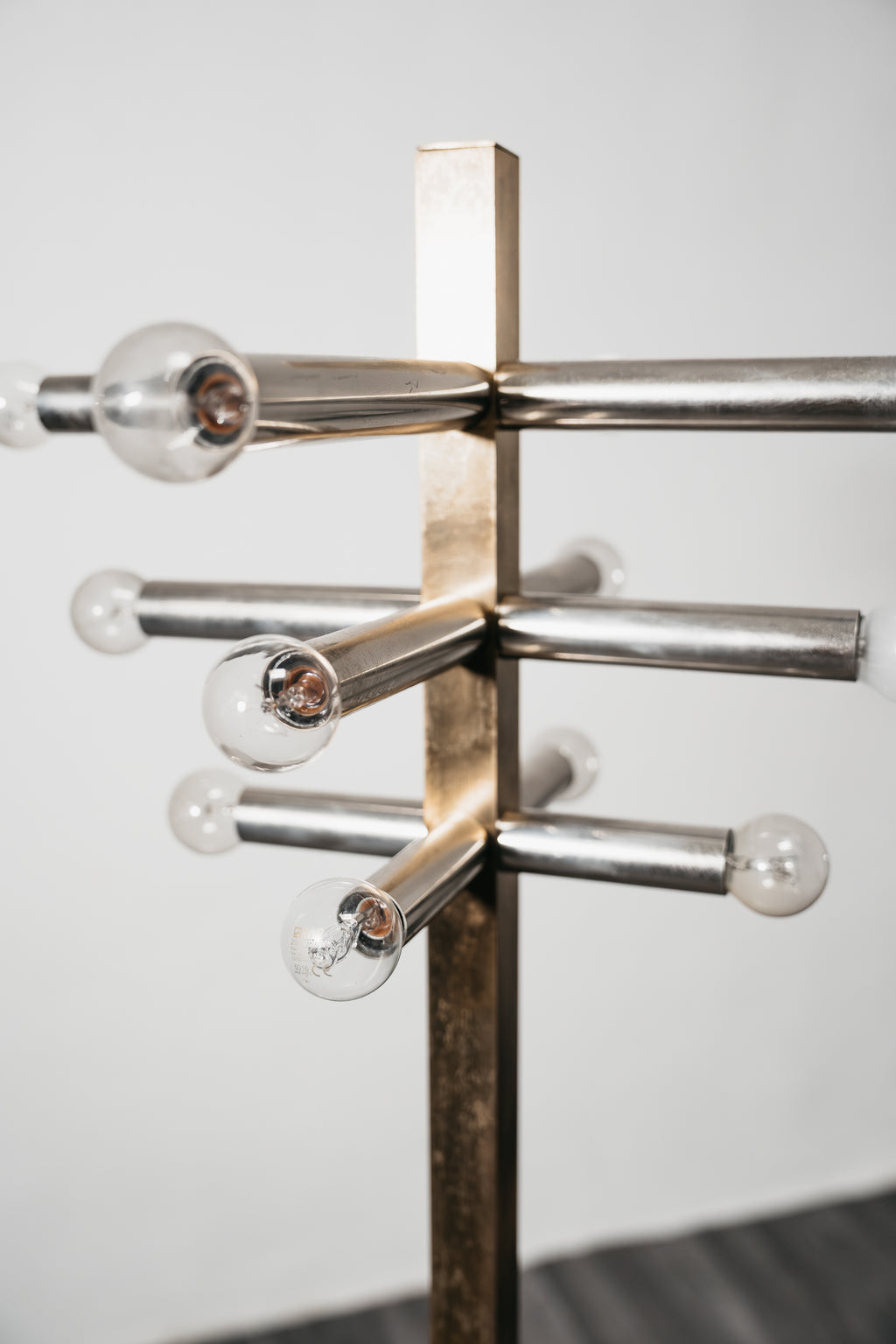 Lampada Da Pavimento Hollywood Regency Design 1970’s