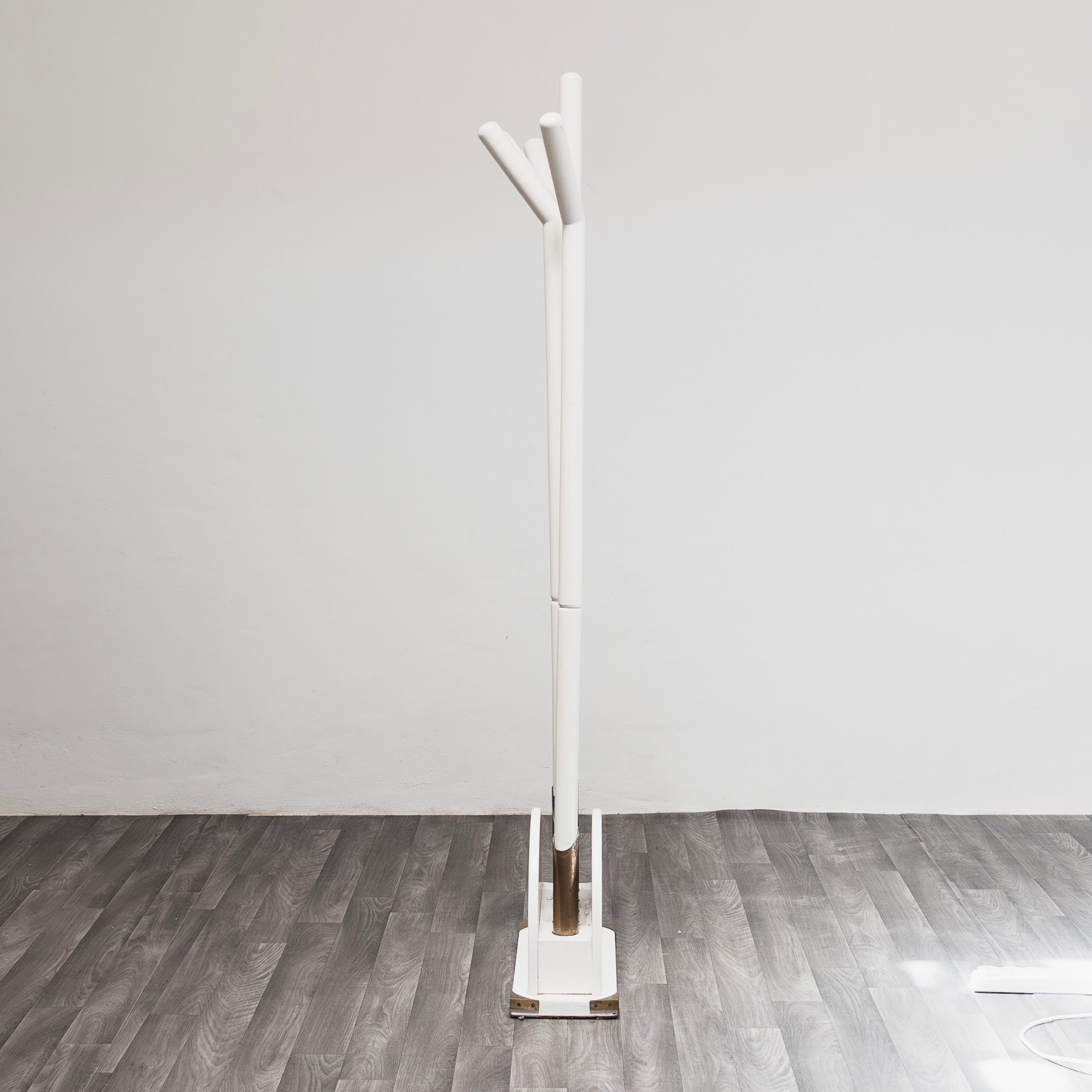 Appendiabiti Vintage Post-Modern Design Modernariato Anni ‘80 Legno e Ottone