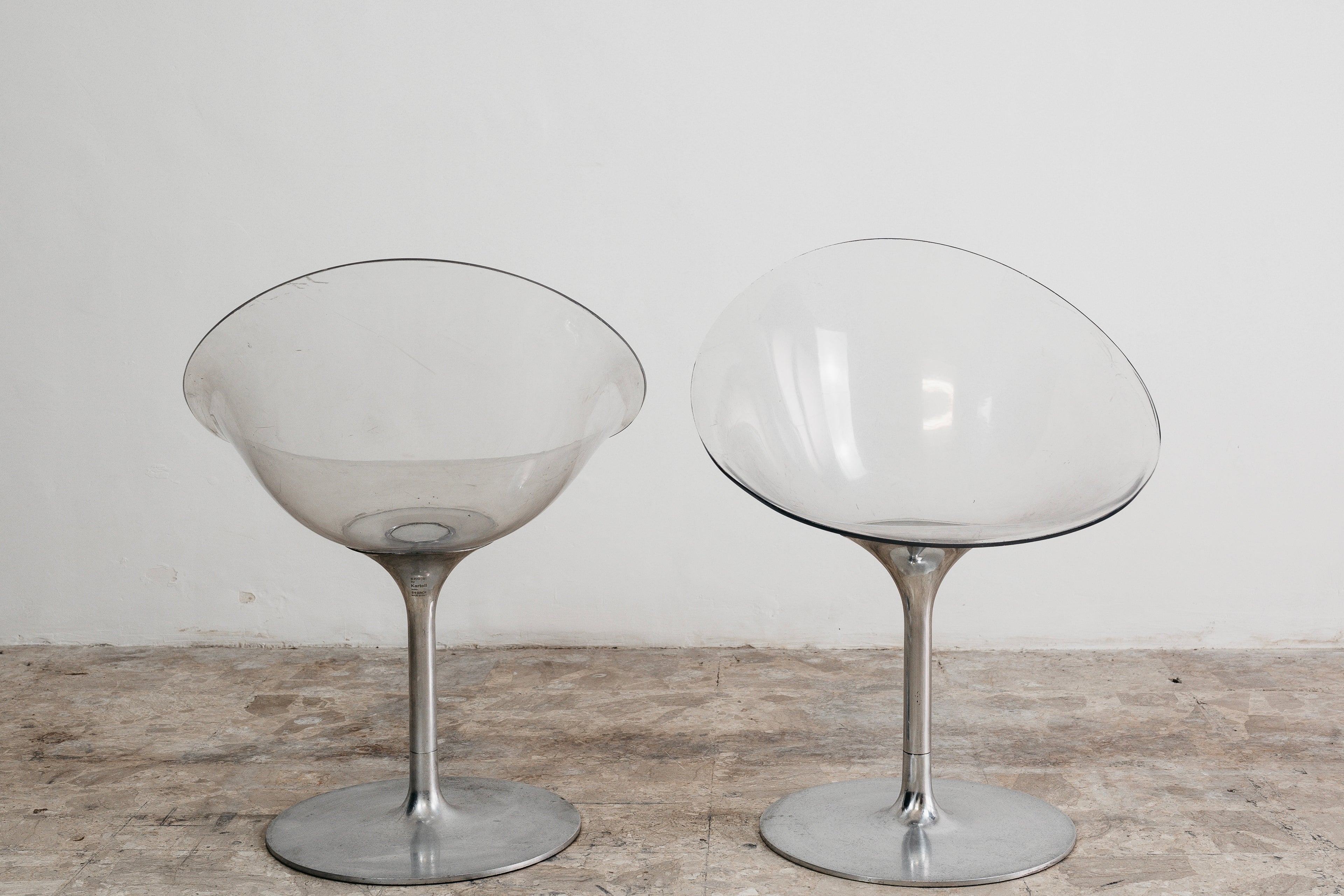 Philippe Starck Kartell Eros Coppia Di Poltroncine Design Anni ‘70 Space Age