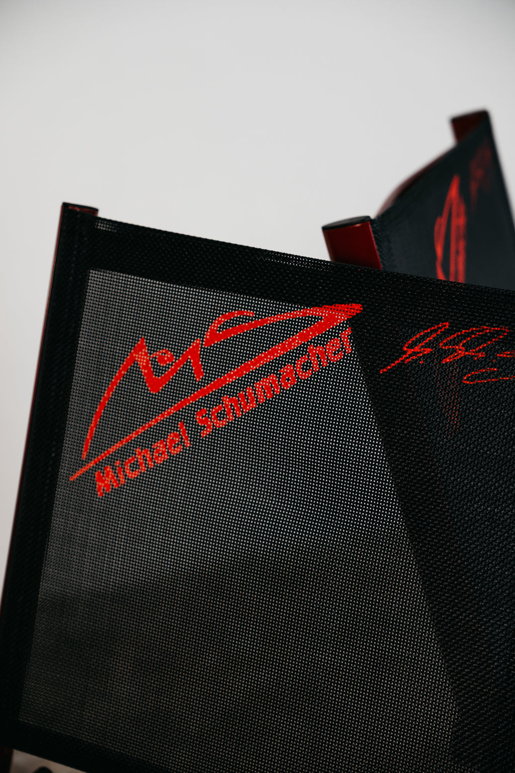 Michael Schumacher Coppia Di Sedie Richiudibili Merchandising Official  F1 2000