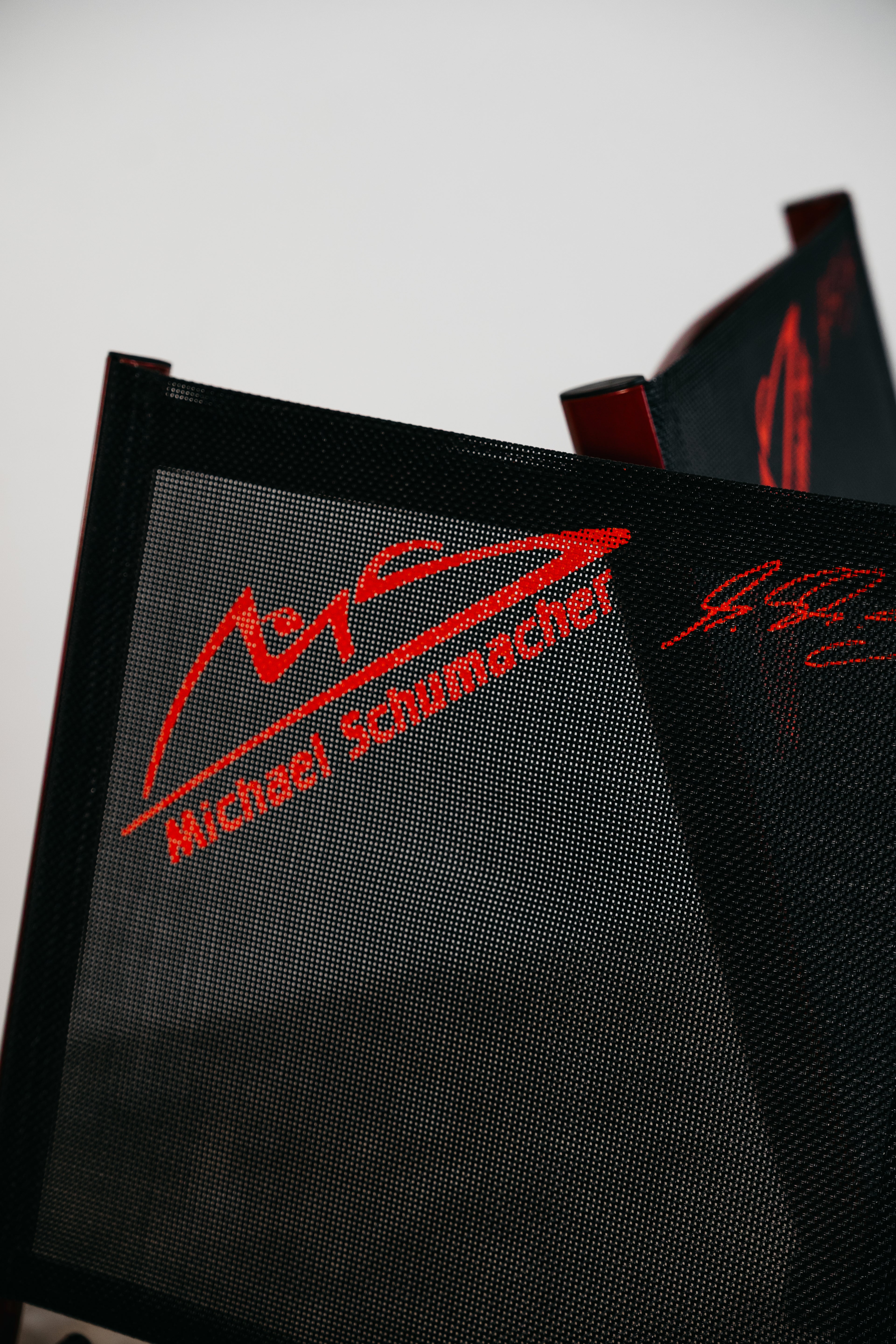 Michael Schumacher Coppia Di Sedie Richiudibili Merchandising Official  F1 2000