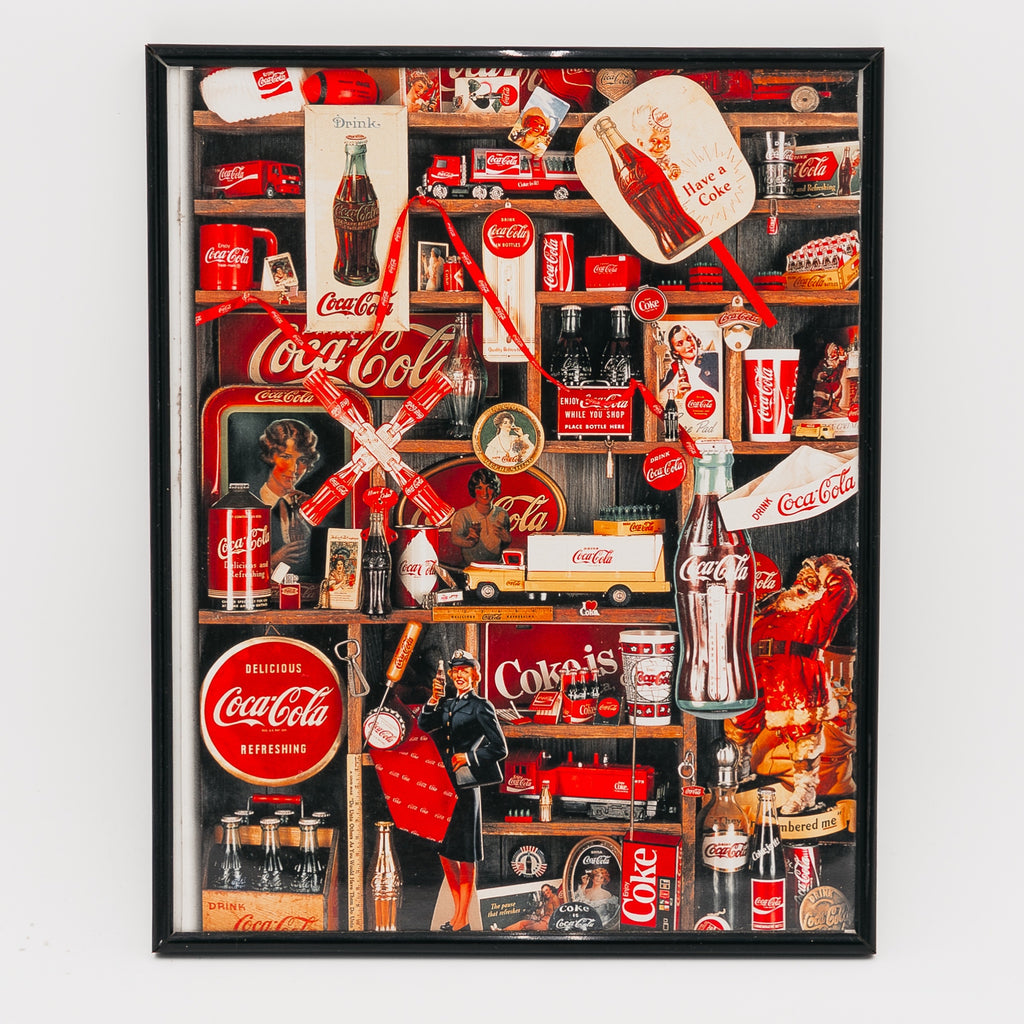 Piccolo quadretto pubblicitario Coca-Cola anni ‘90 - Vintage ghapic gadgets