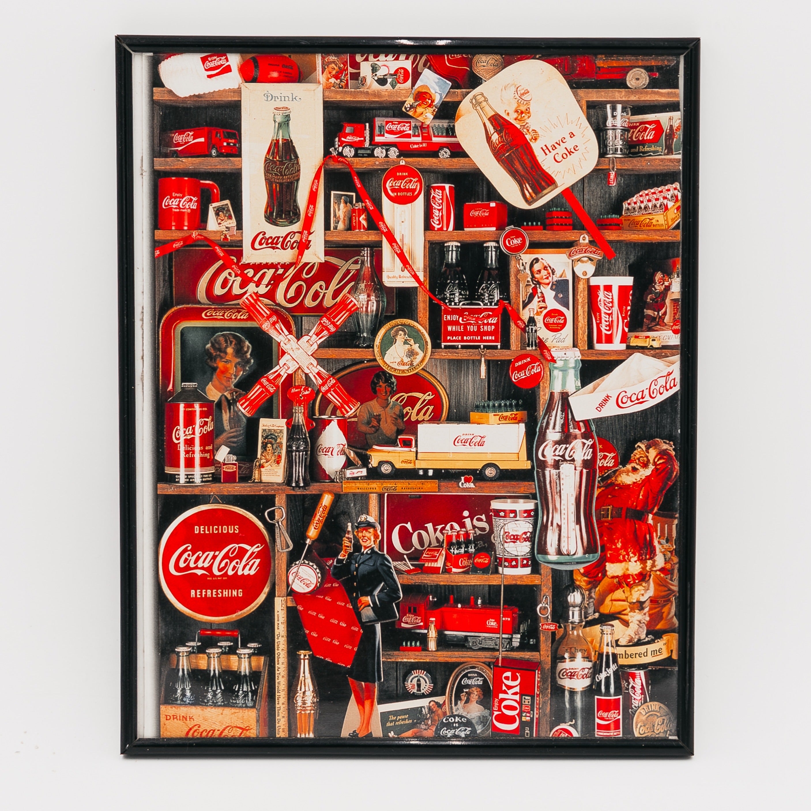 Piccolo quadretto pubblicitario Coca-Cola anni ‘90 - Vintage ghapic gadgets