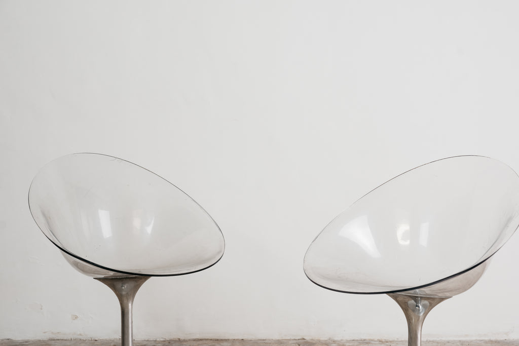 Philippe Starck Kartell Eros Coppia Di Poltroncine Design Anni ‘70 Space Age