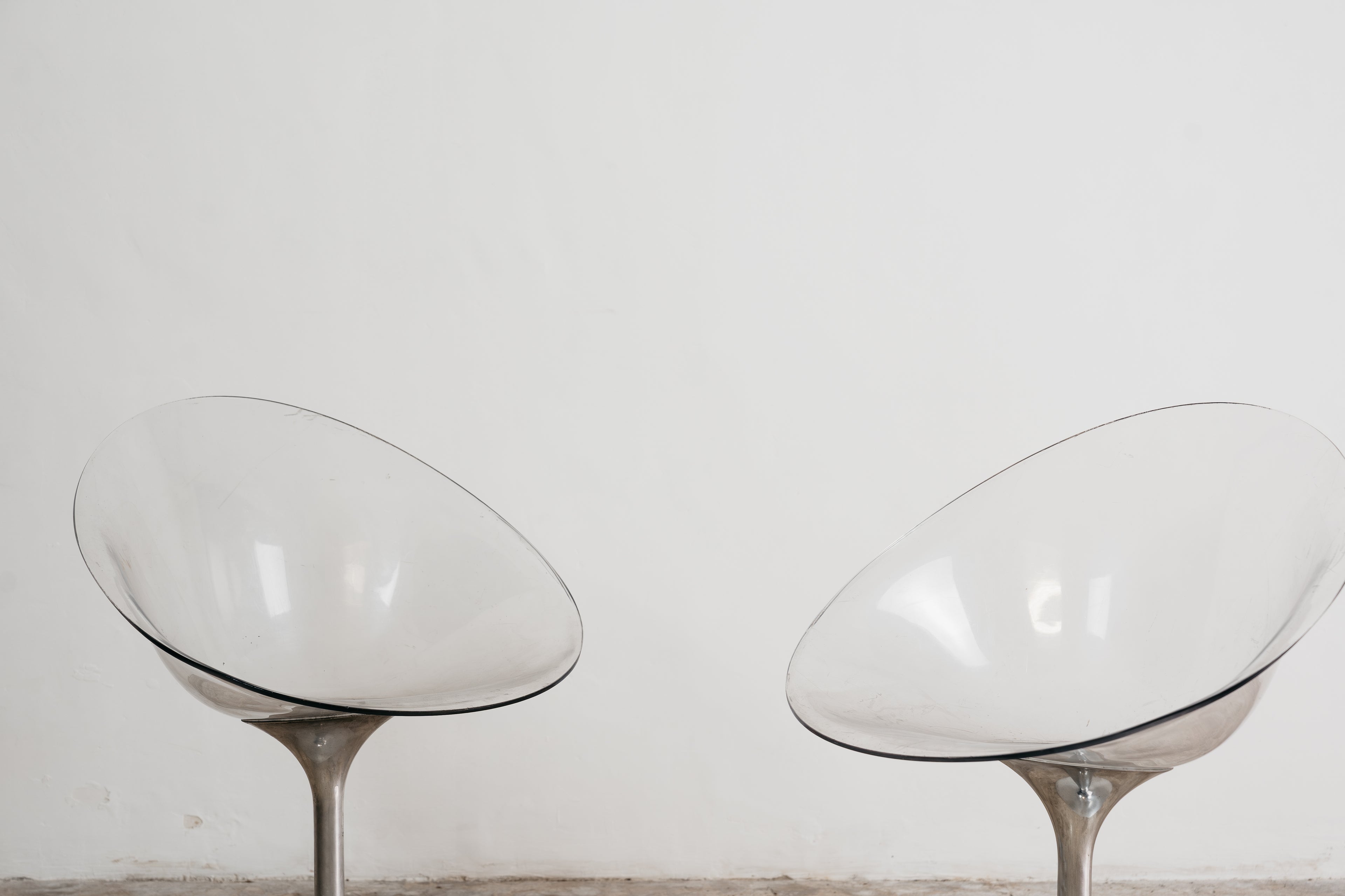 Philippe Starck Kartell Eros Coppia Di Poltroncine Design Anni ‘70 Space Age