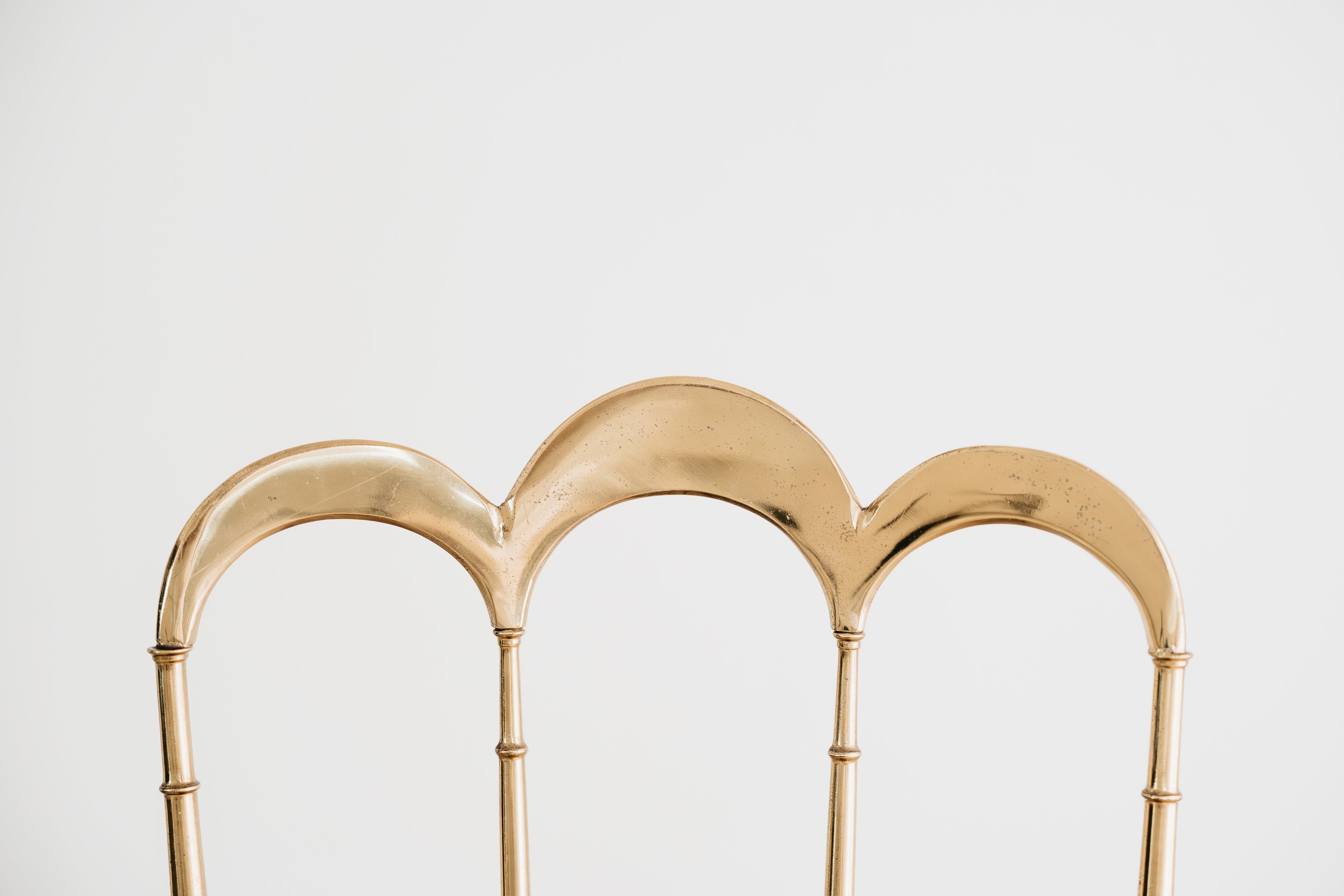 Sedia In Ottone Chiavari Vintage Mid-Century 1950’s Design