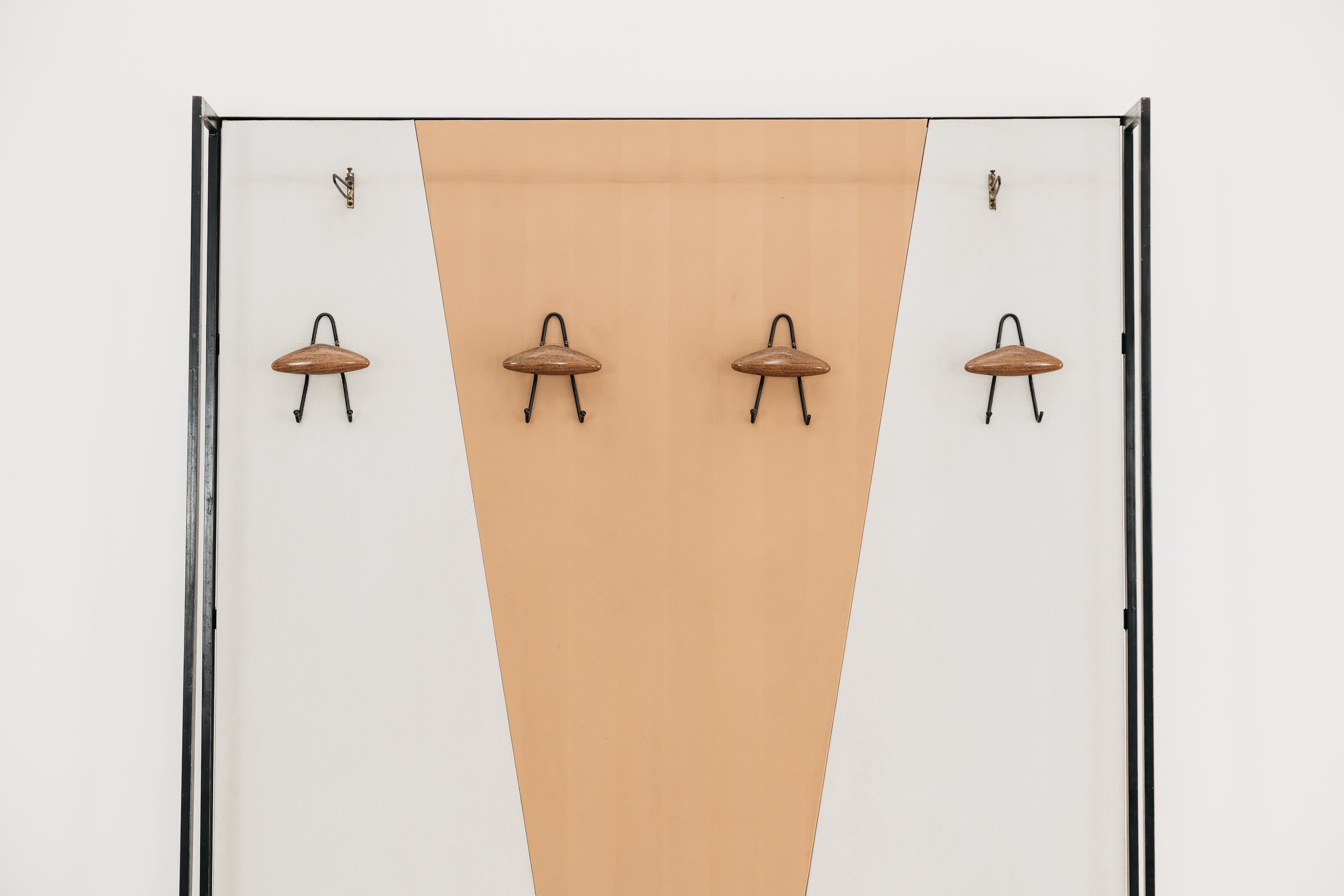 Appendiabiti cappottiera da parete mid-century design 1960’s