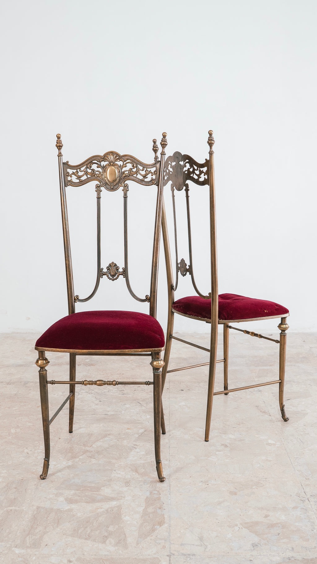 Coppia Di Sedie Pier Luigi Colli Style Mid-Century Design Anni 70