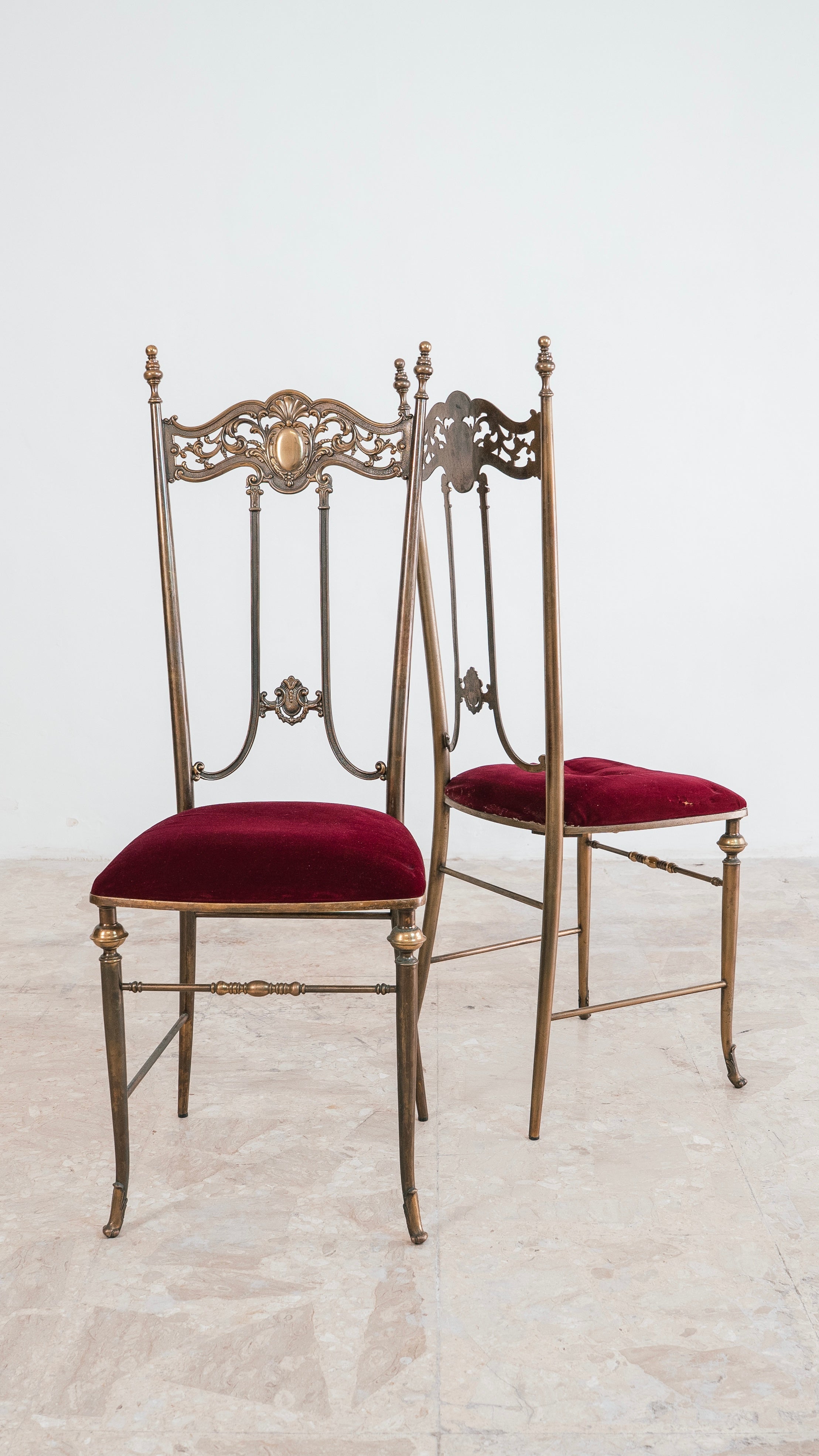 Coppia Di Sedie Pier Luigi Colli Style Mid-Century Design Anni 70