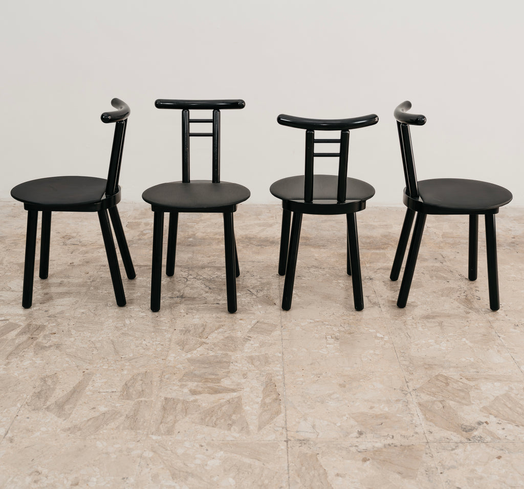 Set 4 sedie Postmodern Memphis Style Italian Design 1980’s