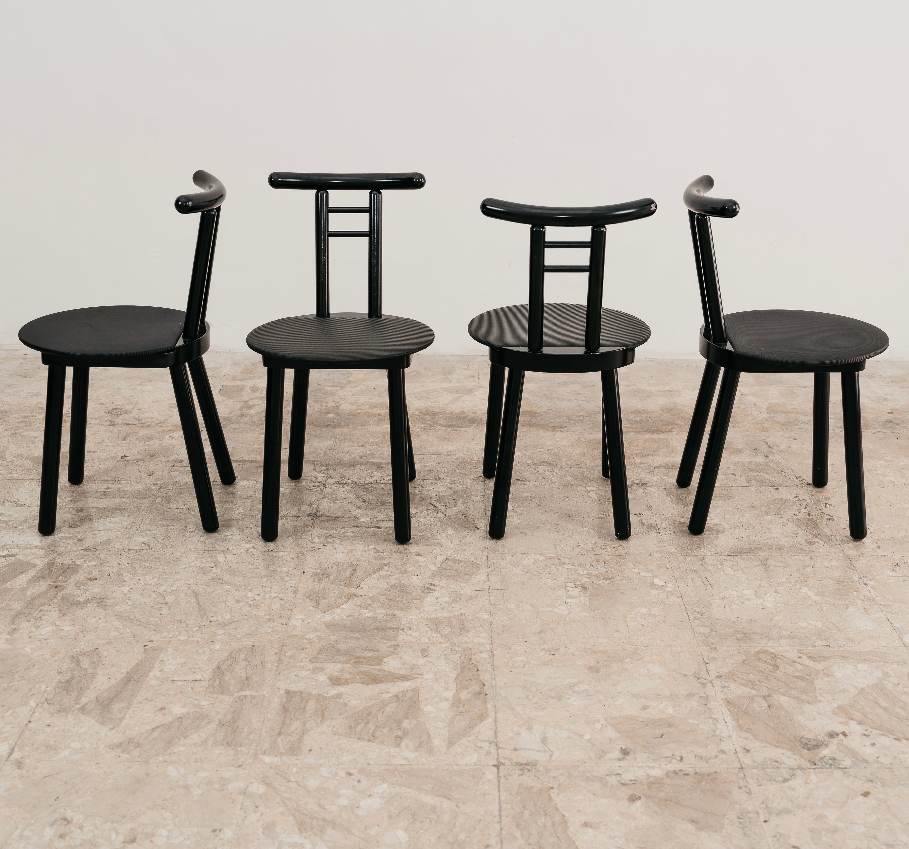 Set 4 sedie Postmodern Memphis Style Italian Design 1980’s