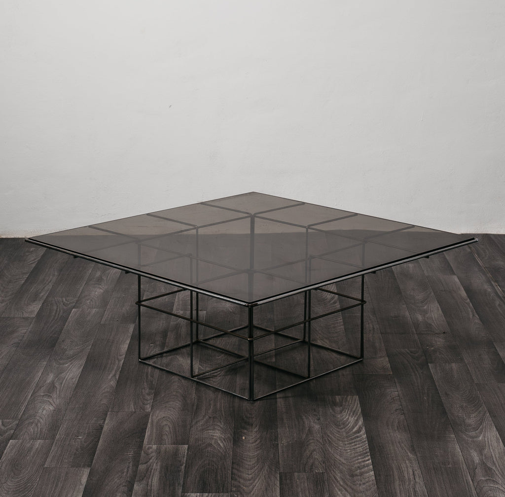 Coffee Table In Acciaio Design Industriale Modernariato 1970’S