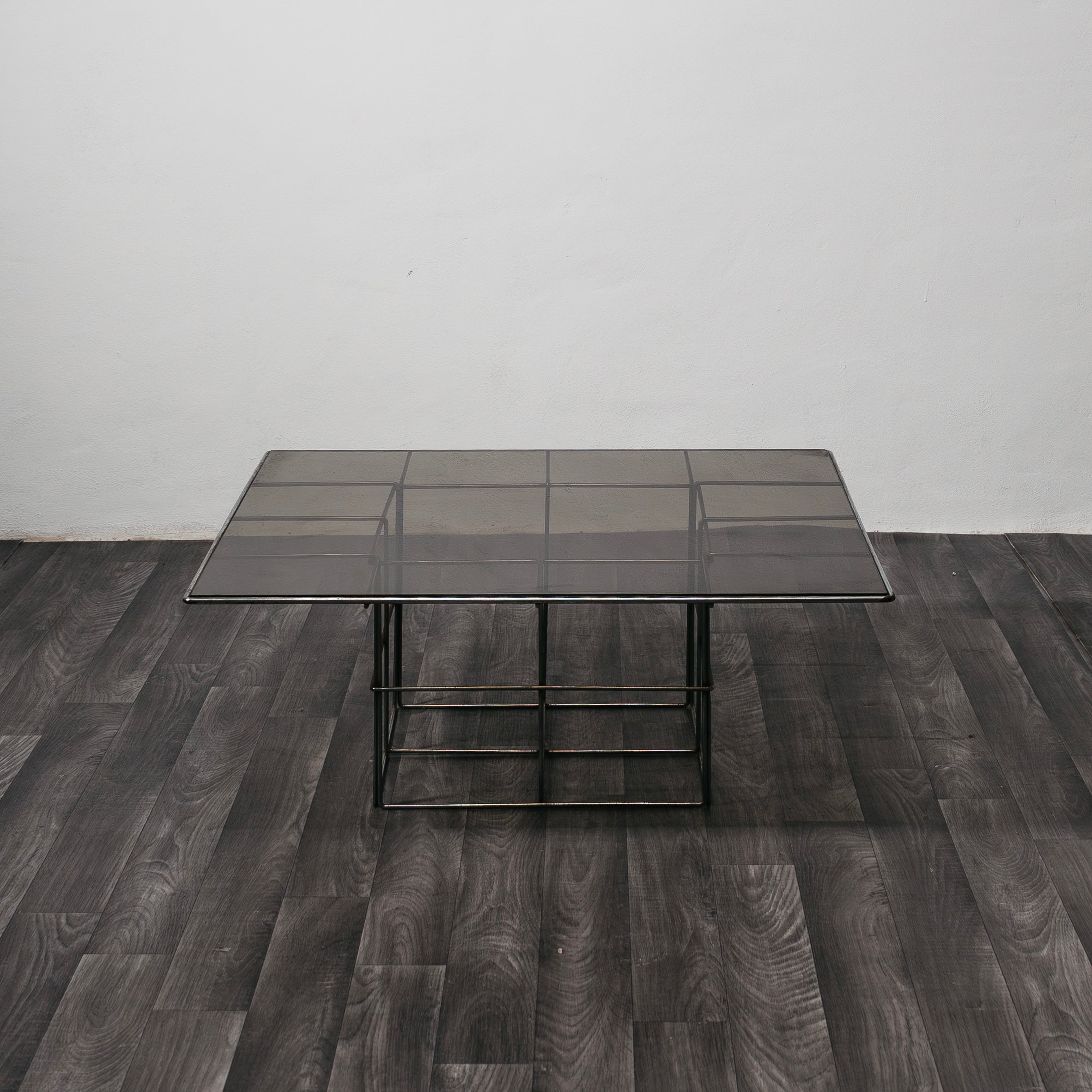 Coffee Table In Acciaio Design Industriale Modernariato 1970’S