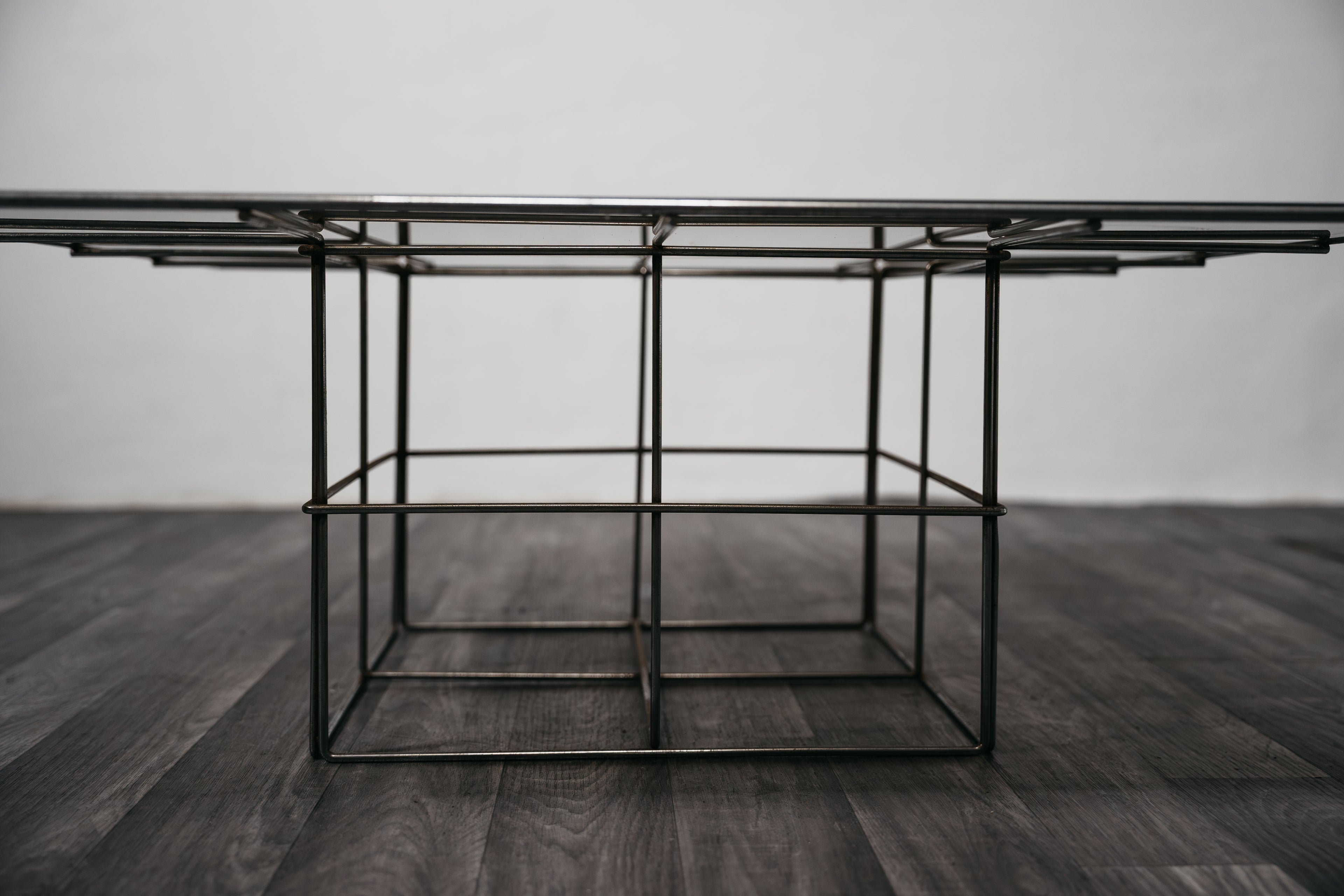 Coffee Table In Acciaio Design Industriale Modernariato 1970’S