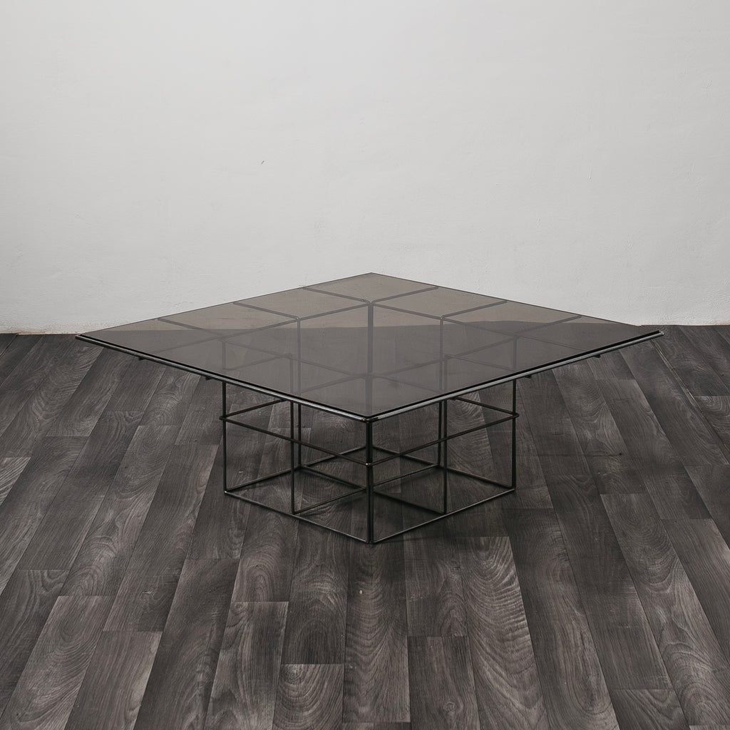 Coffee Table In Acciaio Design Industriale Modernariato 1970’S