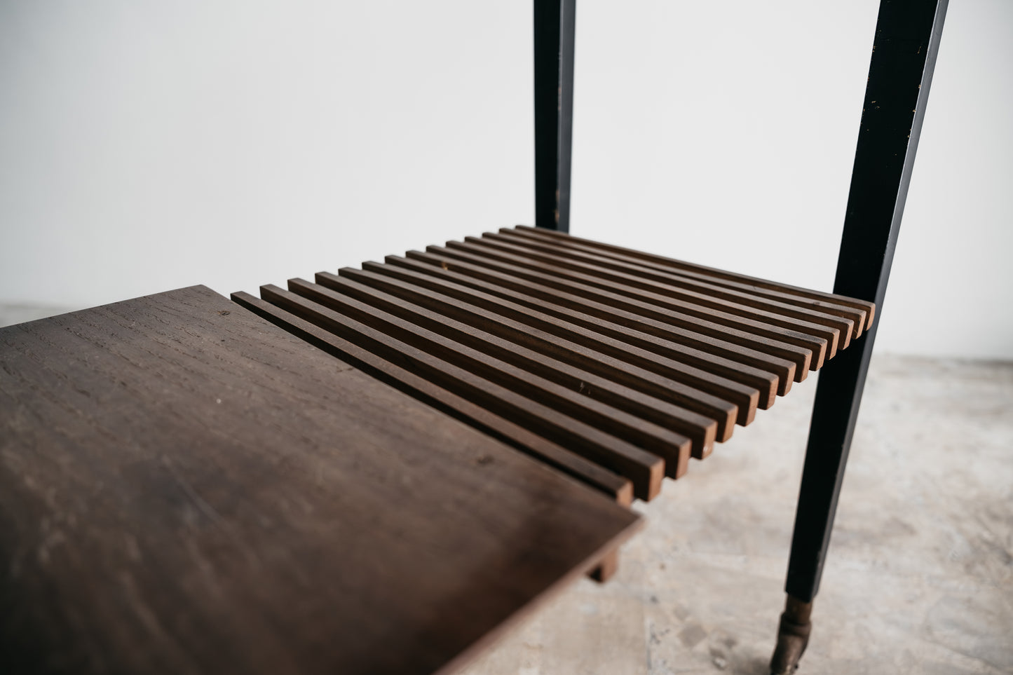 Carrello Mid-Century moderno In Teak , Danimarca, anni '60 Design
