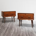 Coppia Di Comodini Gio Ponti Style Mid-Century 1950’s Modernariato Design