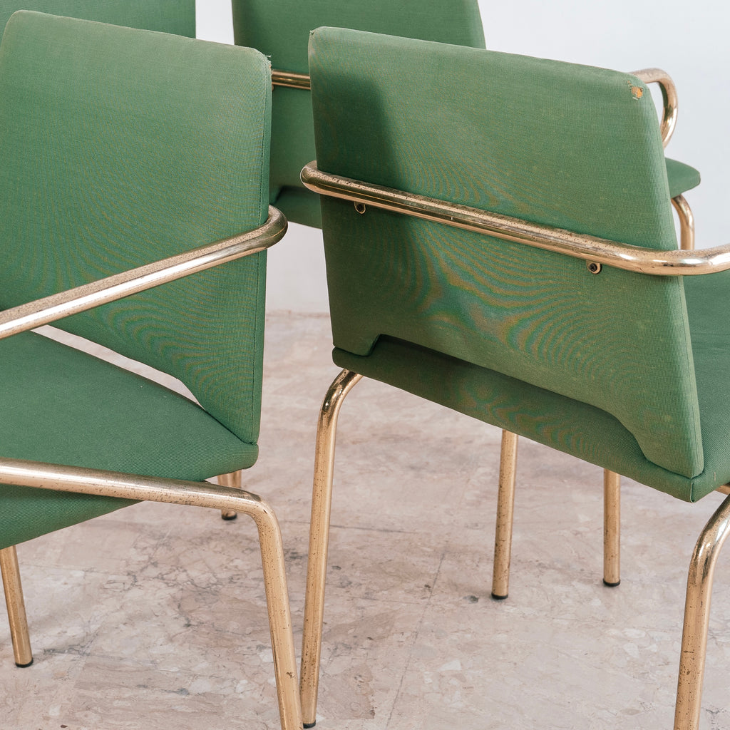 Set 4 Sedie Hollywood Regency Vintage Design Anni 70 Modernariato Chairs