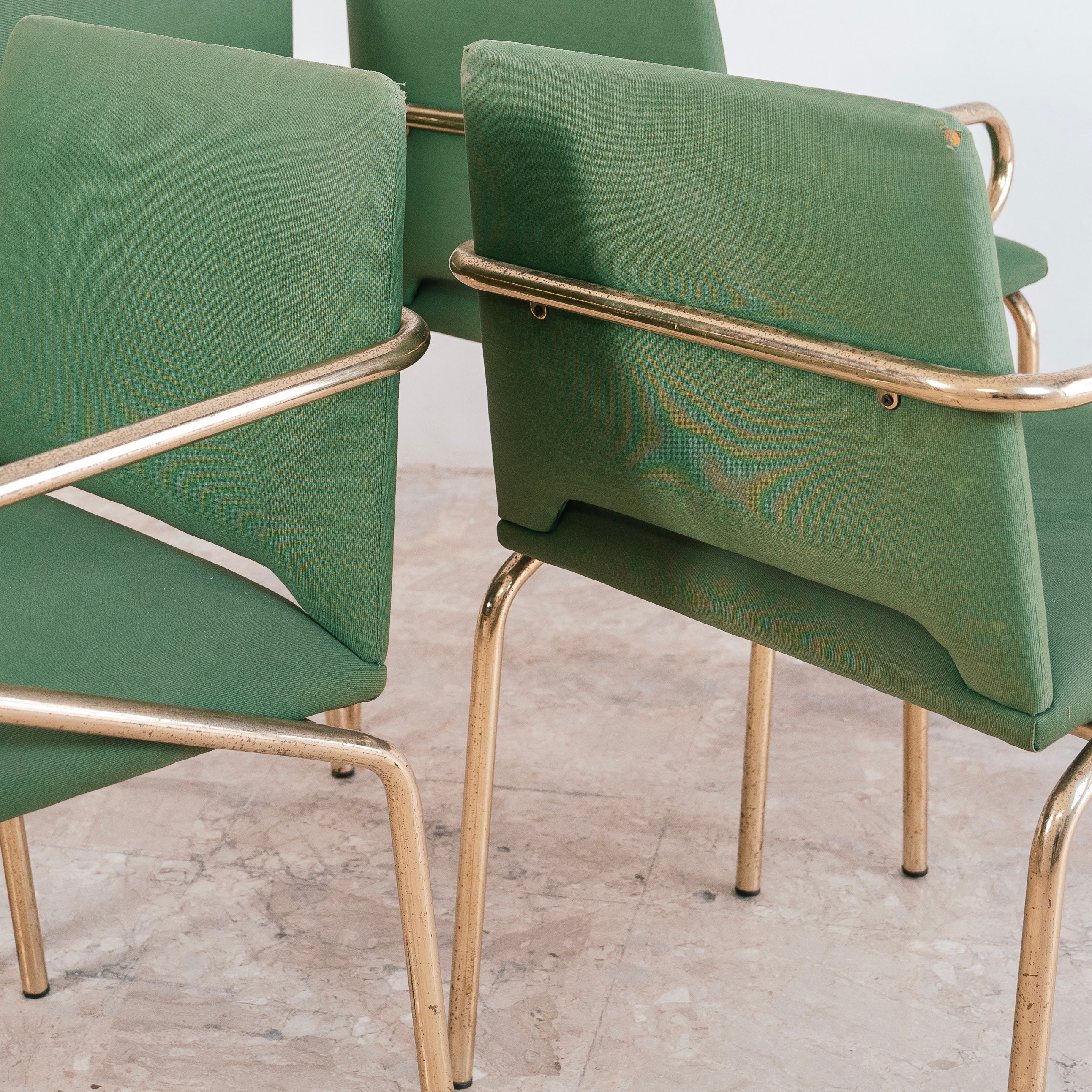 Set 4 Sedie Hollywood Regency Vintage Design Anni 70 Modernariato Chairs