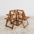 Aldo Jacober Per Alberto Bazzani 4 Sedie Mod. Trieste Anni ‘60 Design Vintage