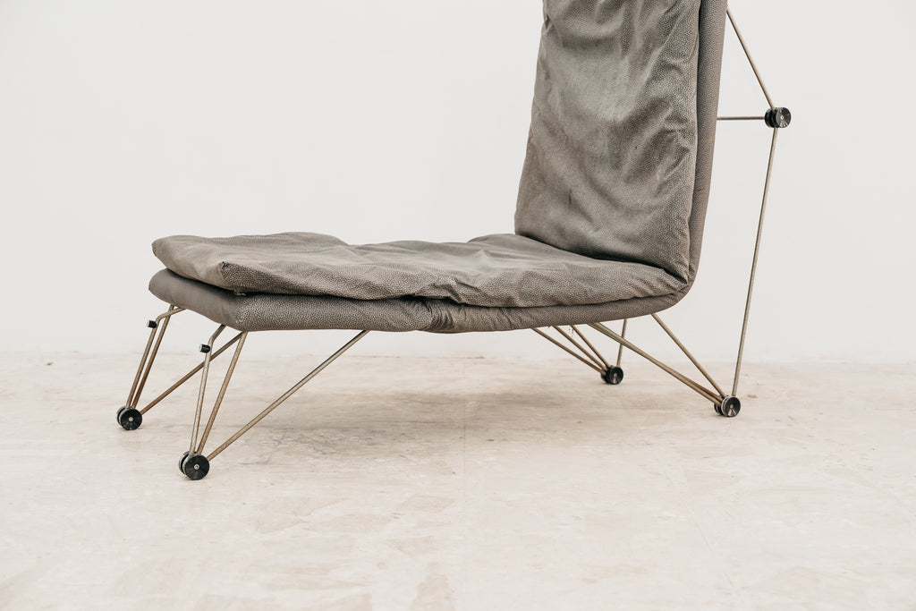 Lounge Chair Poltrona Geometric Design Postmodern Modernariato 1980’s