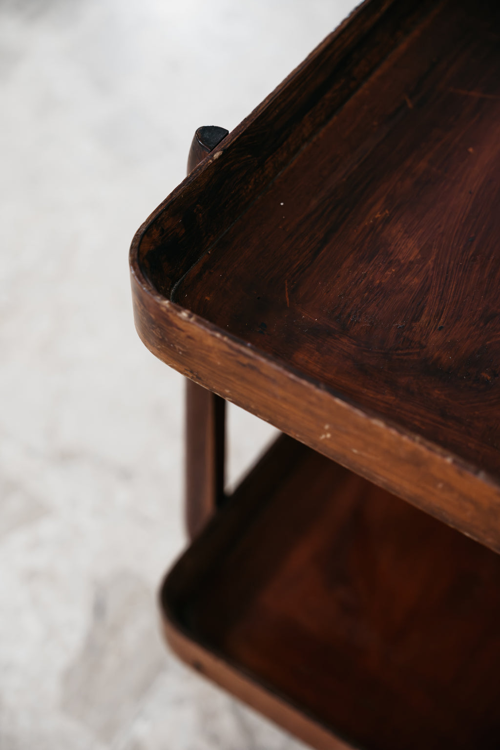 Carrello Portavivande In Legno Rustico 1950’s Mid Century Design