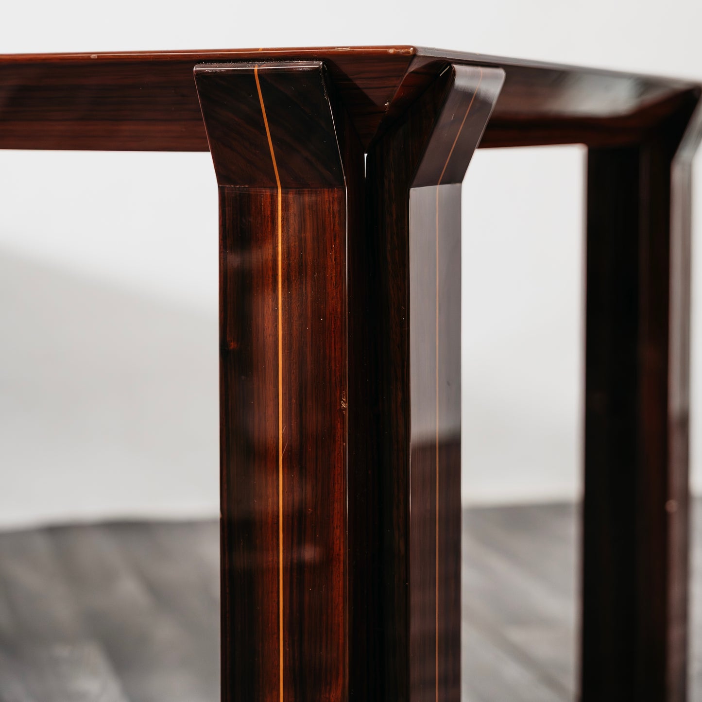 Tavolo Rettangolare Da Pranzo In Palissandro Design 1970’s Vintage Modernariato