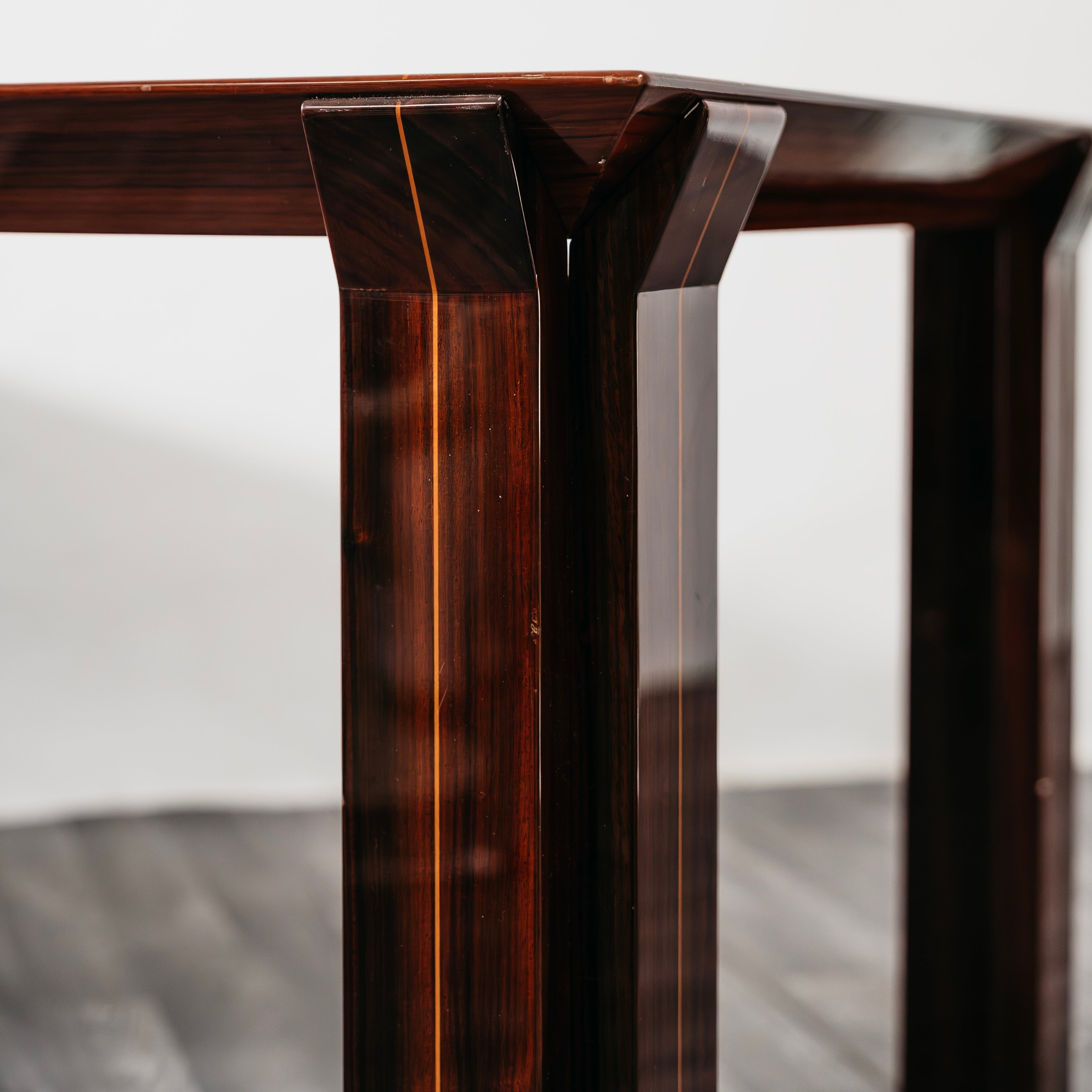 Tavolo Rettangolare Da Pranzo In Palissandro Design 1970’s Vintage Modernariato