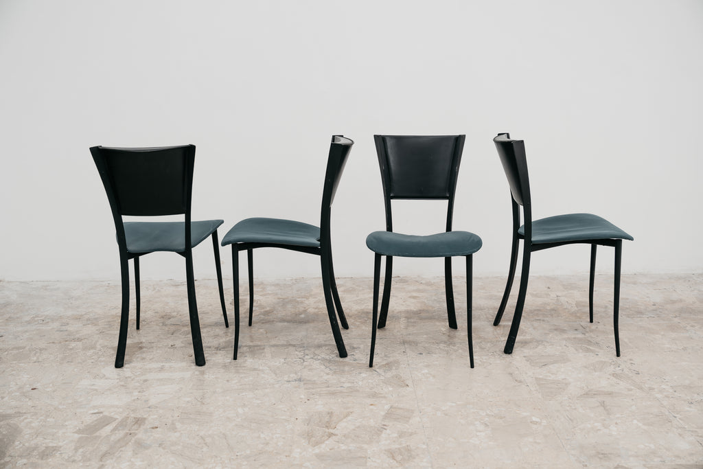 Set Da Pranzo 4 Sedie Design Made In Italy Anni 80 Postmodern Modernariato