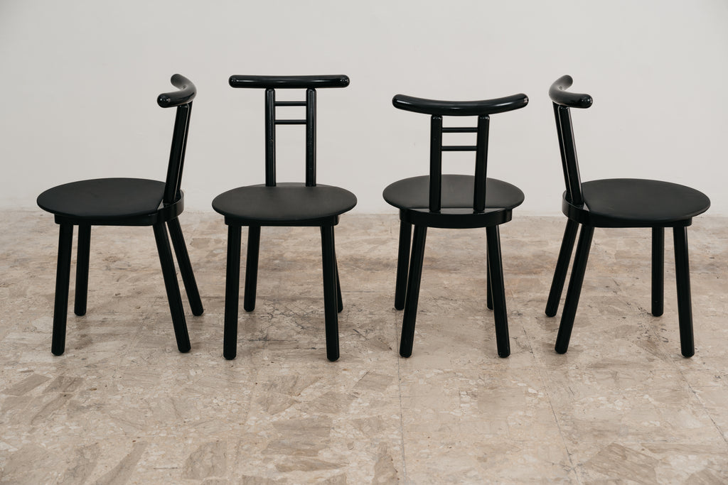 Set 4 sedie Postmodern Memphis Style Italian Design 1980’s