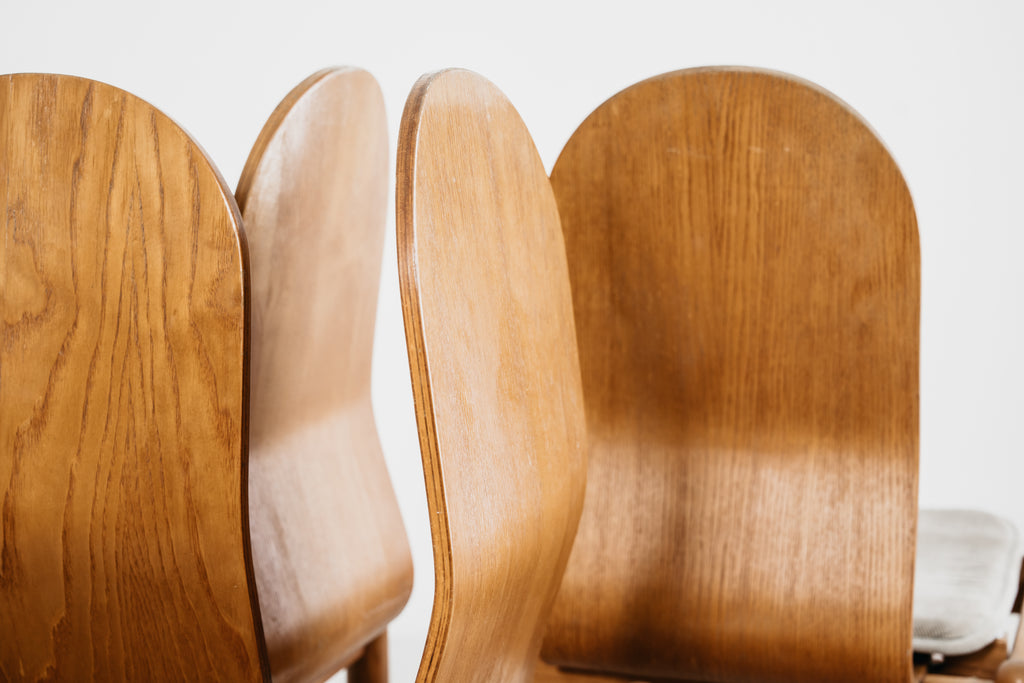 JYSK Set Di 4 Sedie Da Pranzo Design Mid Century Scandinavo Anni 70