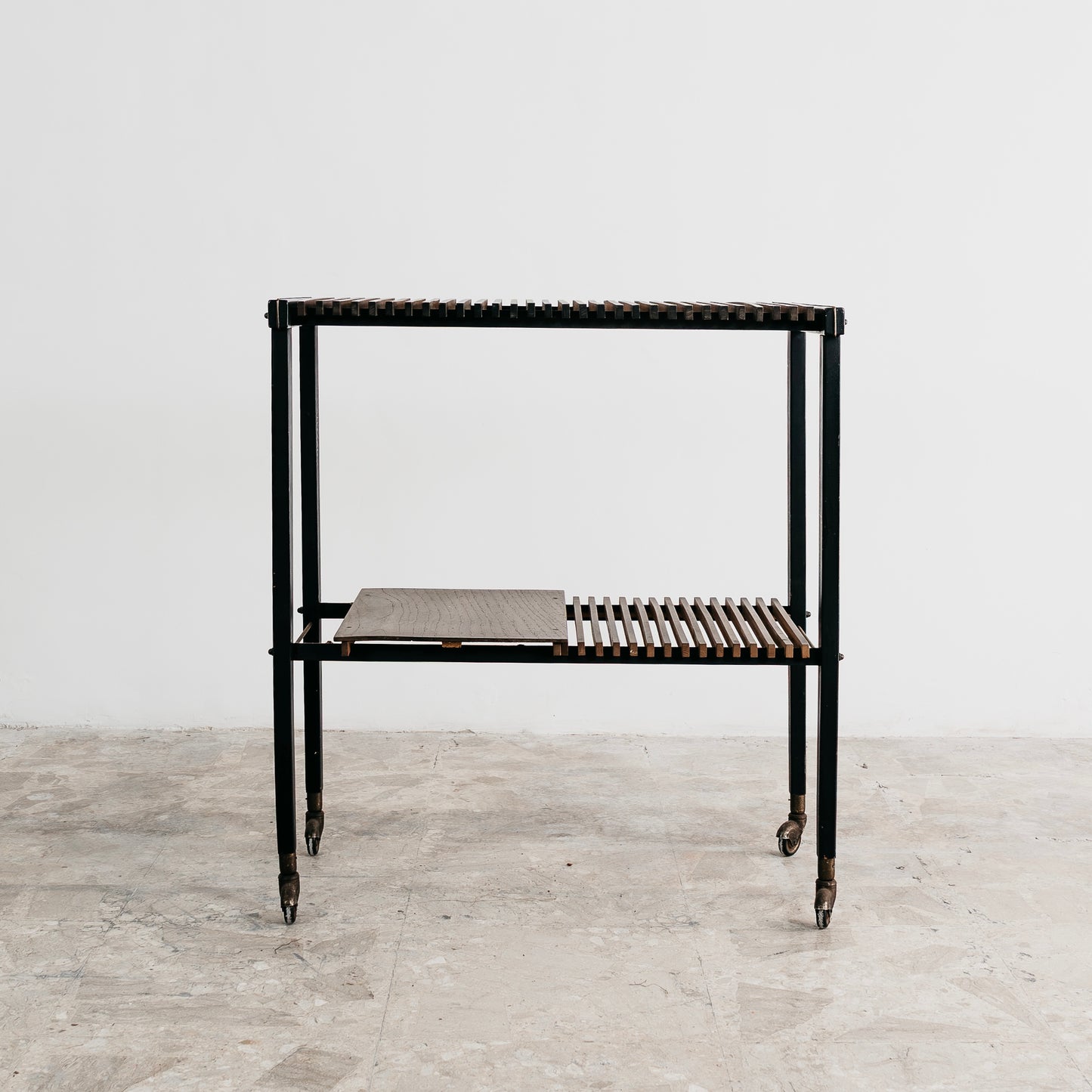 Carrello Mid-Century moderno In Teak , Danimarca, anni '60 Design