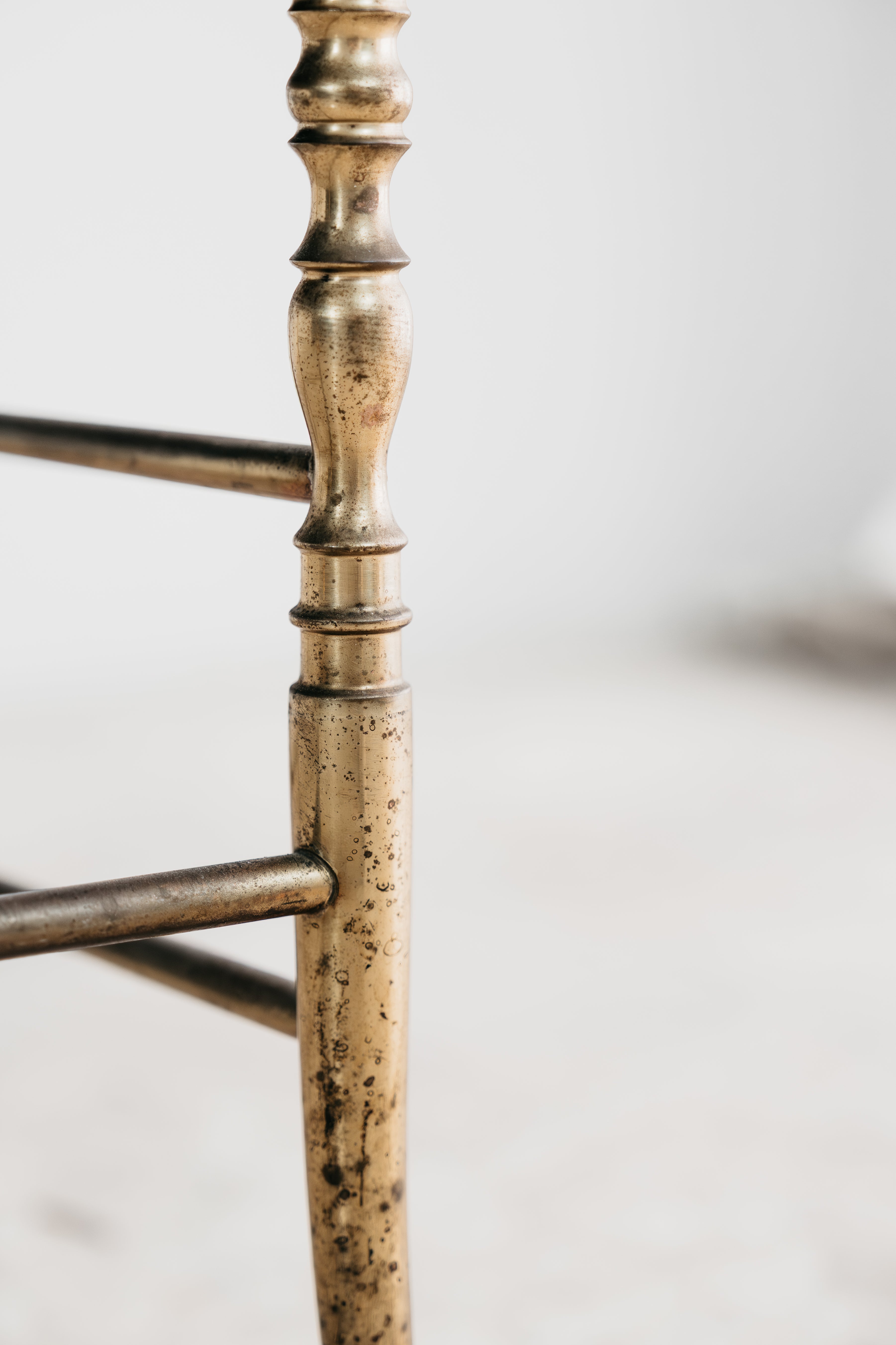 Sedia In Ottone Chiavari Vintage Mid-Century 1950’s Design