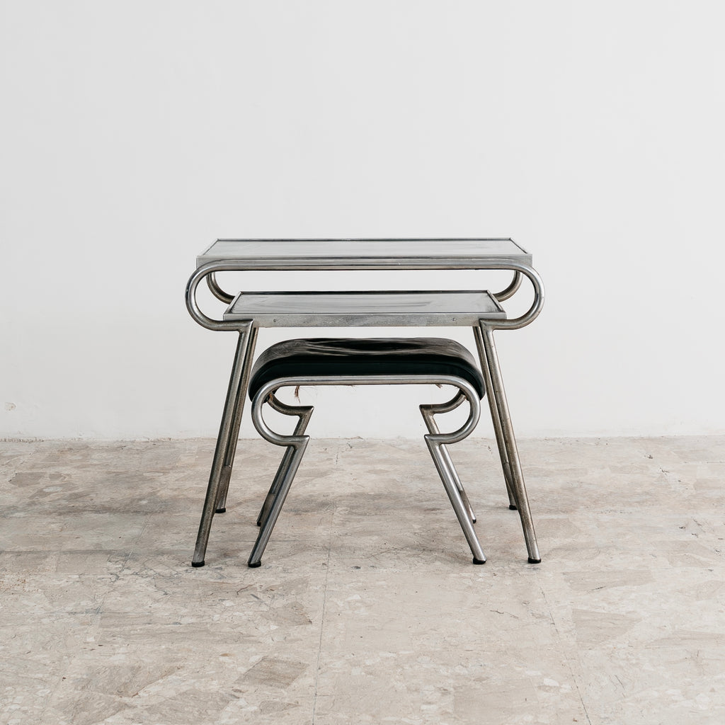 Piccola Scrivania Con Sedia Bauhaus Vintage Anni 40 Design Modernariato