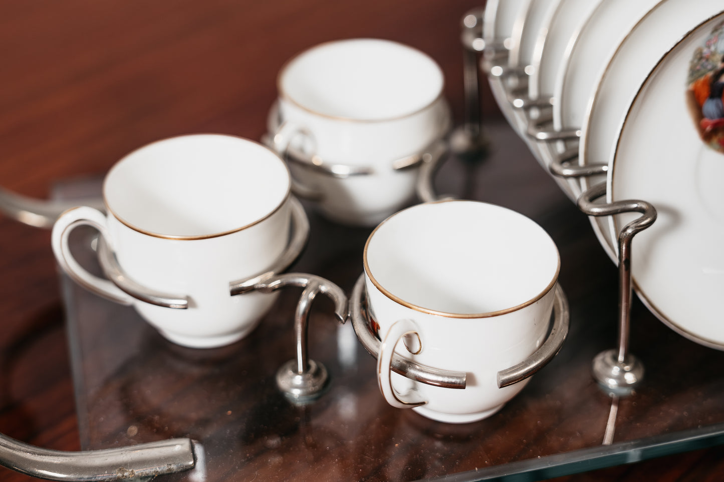 Set da Caffè Luxury Design 1970’s Jean Haviland Vintage