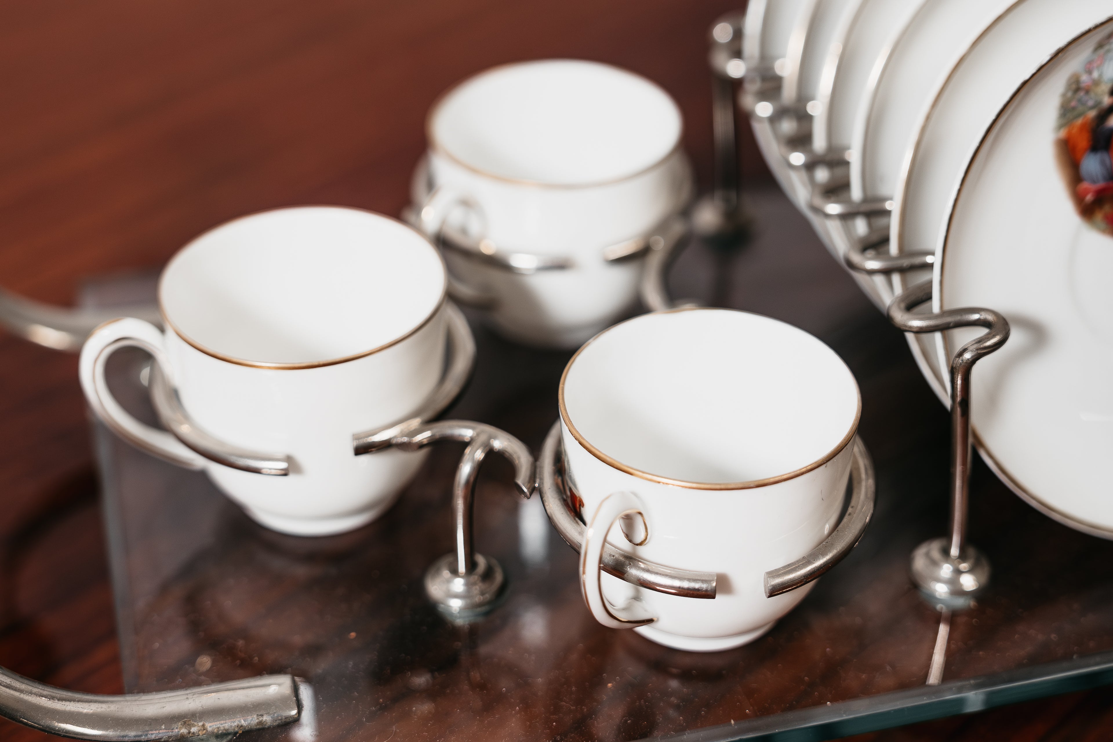 Set da Caffè Luxury Design 1970’s Jean Haviland Vintage