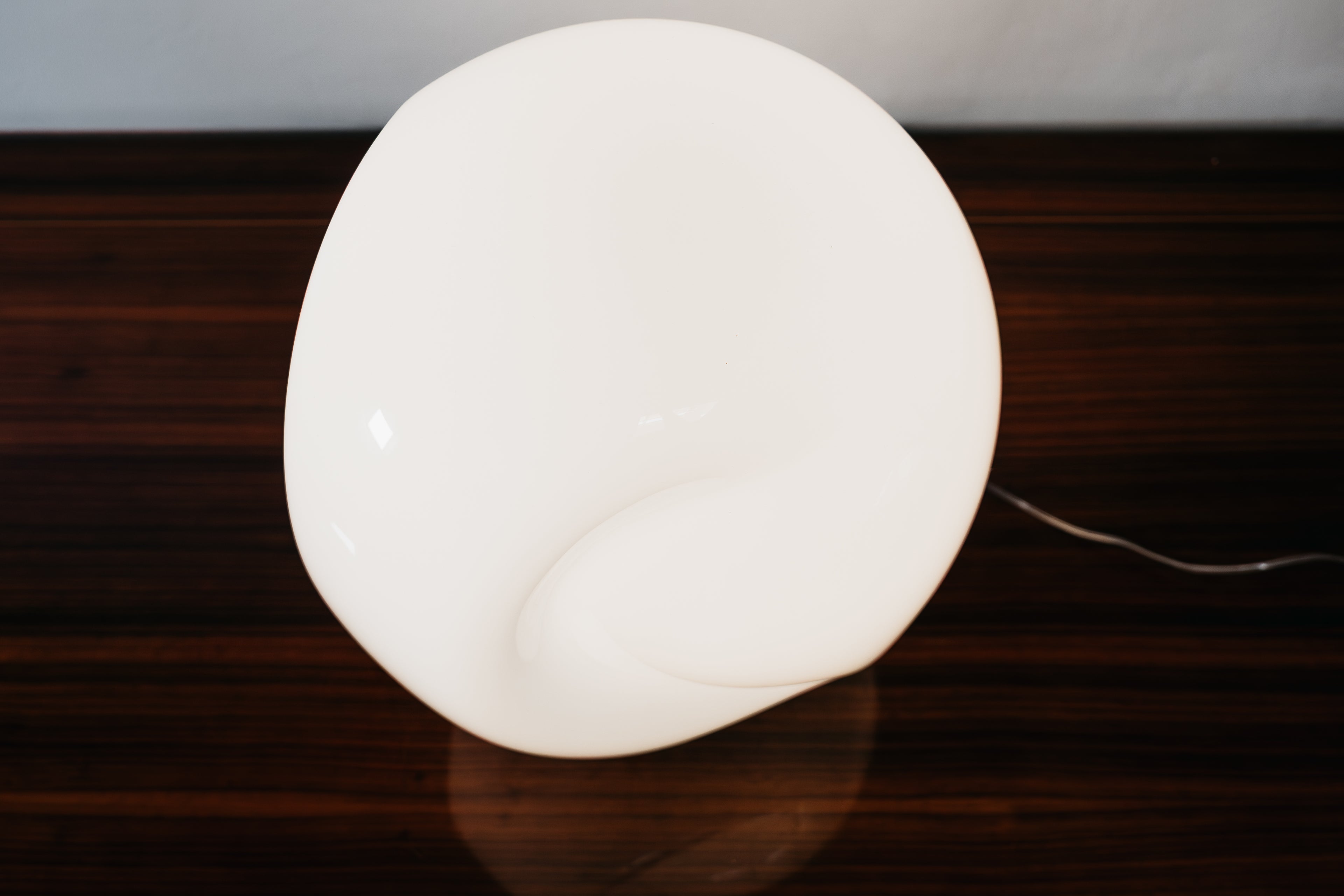 Luciano Vistosi Munega Table Lamp Grande vetro di murano Design , Anni '80