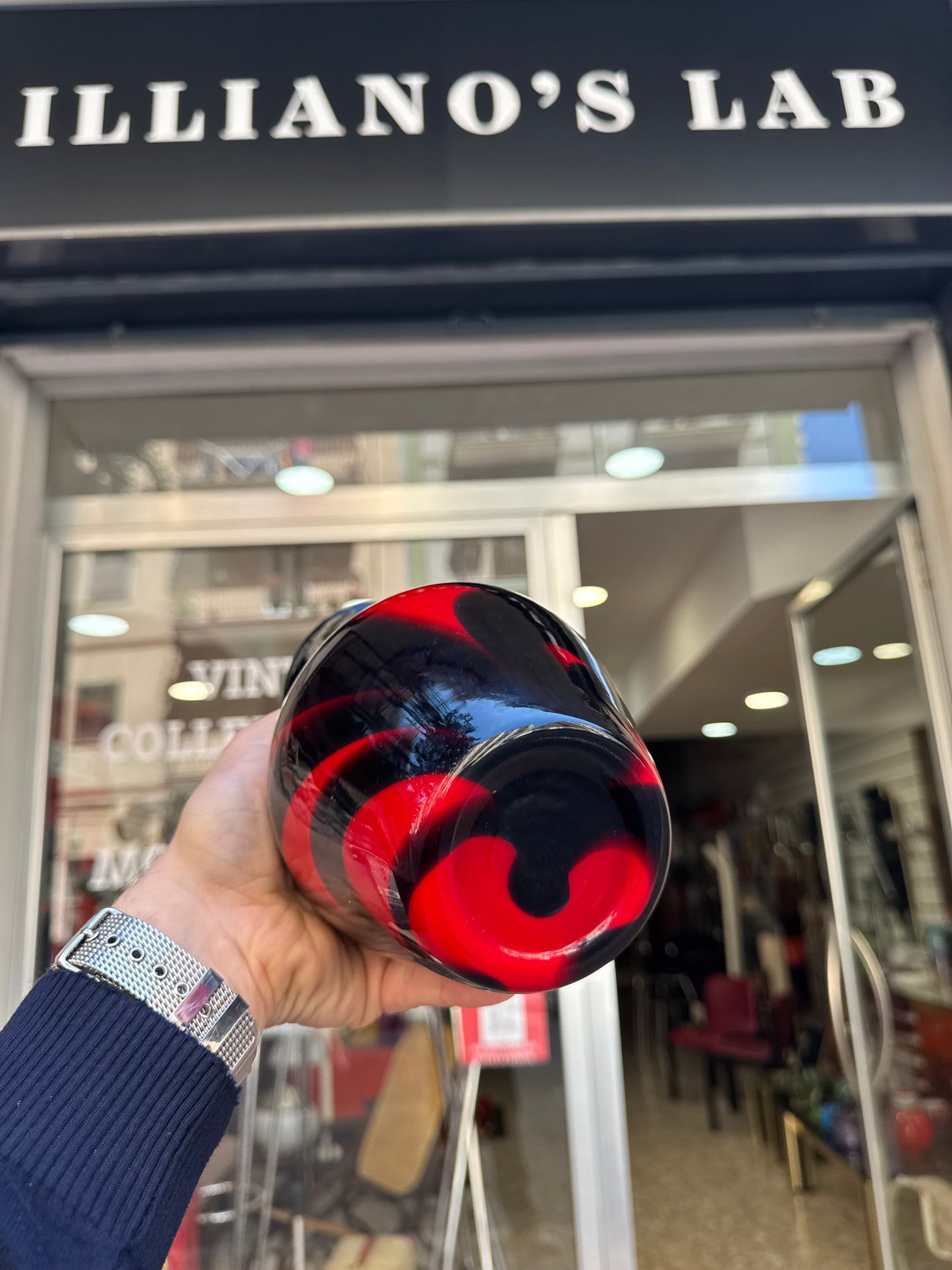 Vaso Carlo Moretti Vintage Vetro di Murano anni 70