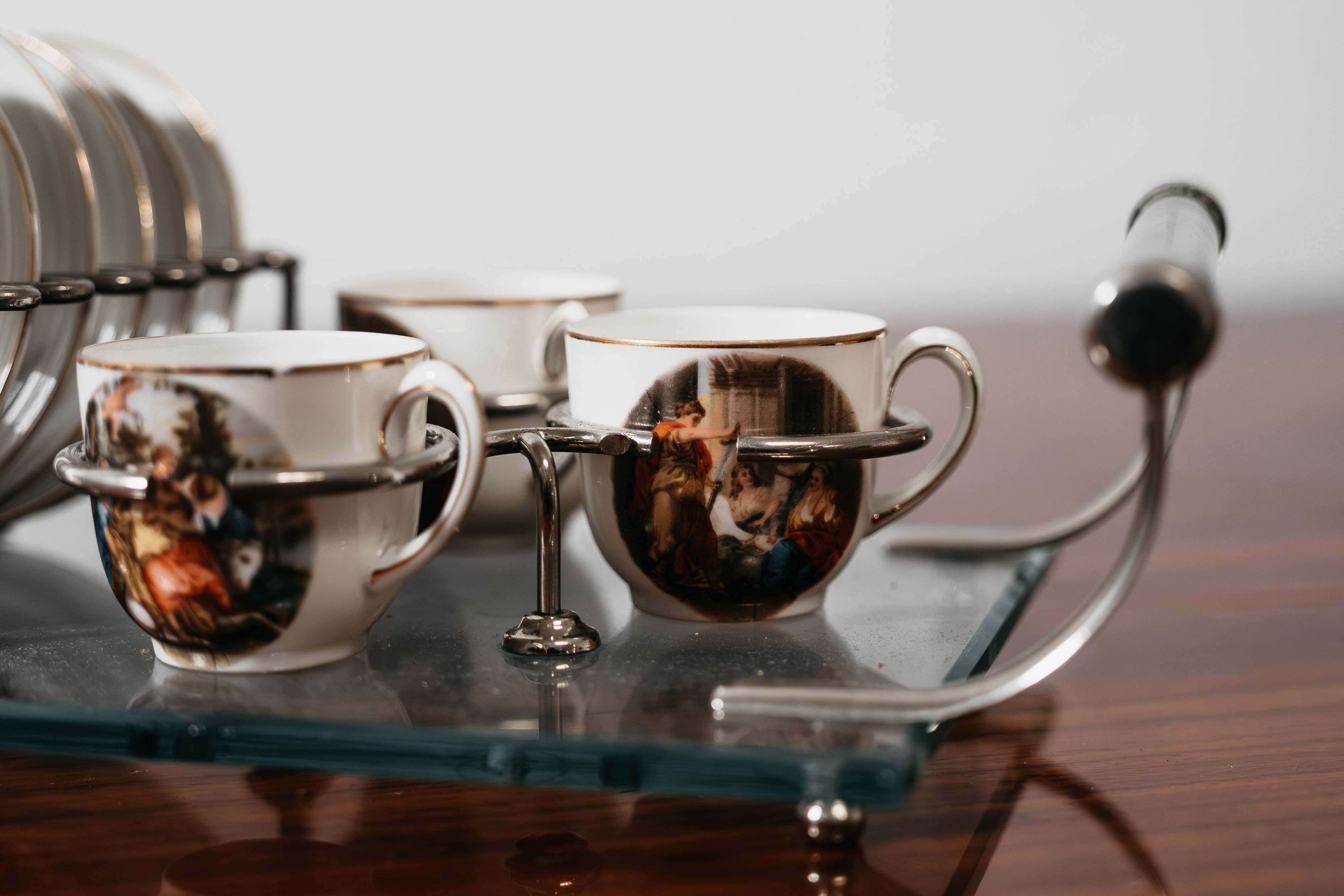 Set da Caffè Luxury Design 1970’s Jean Haviland Vintage