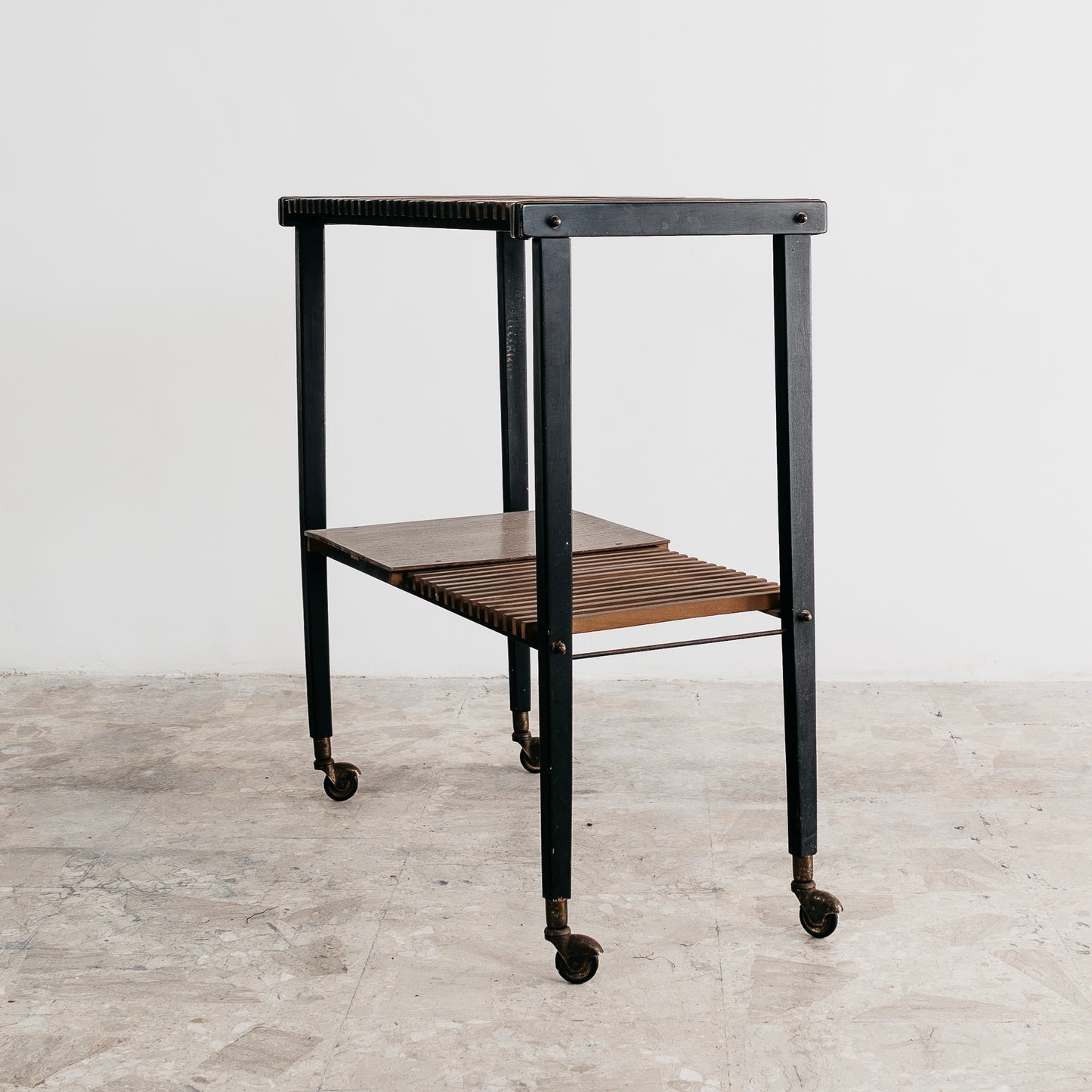 Carrello Mid-Century moderno In Teak , Danimarca, anni '60 Design