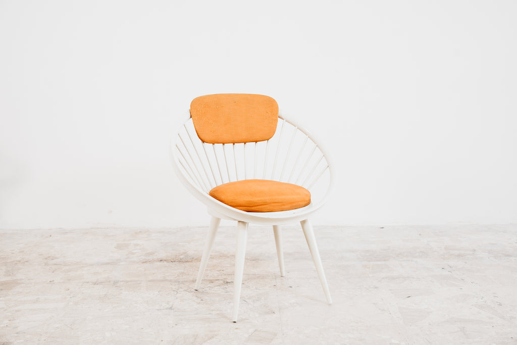 Yngve Ekström Mod.Circle Coppia di Poltroncine Design Scandinavo Anni ‘60