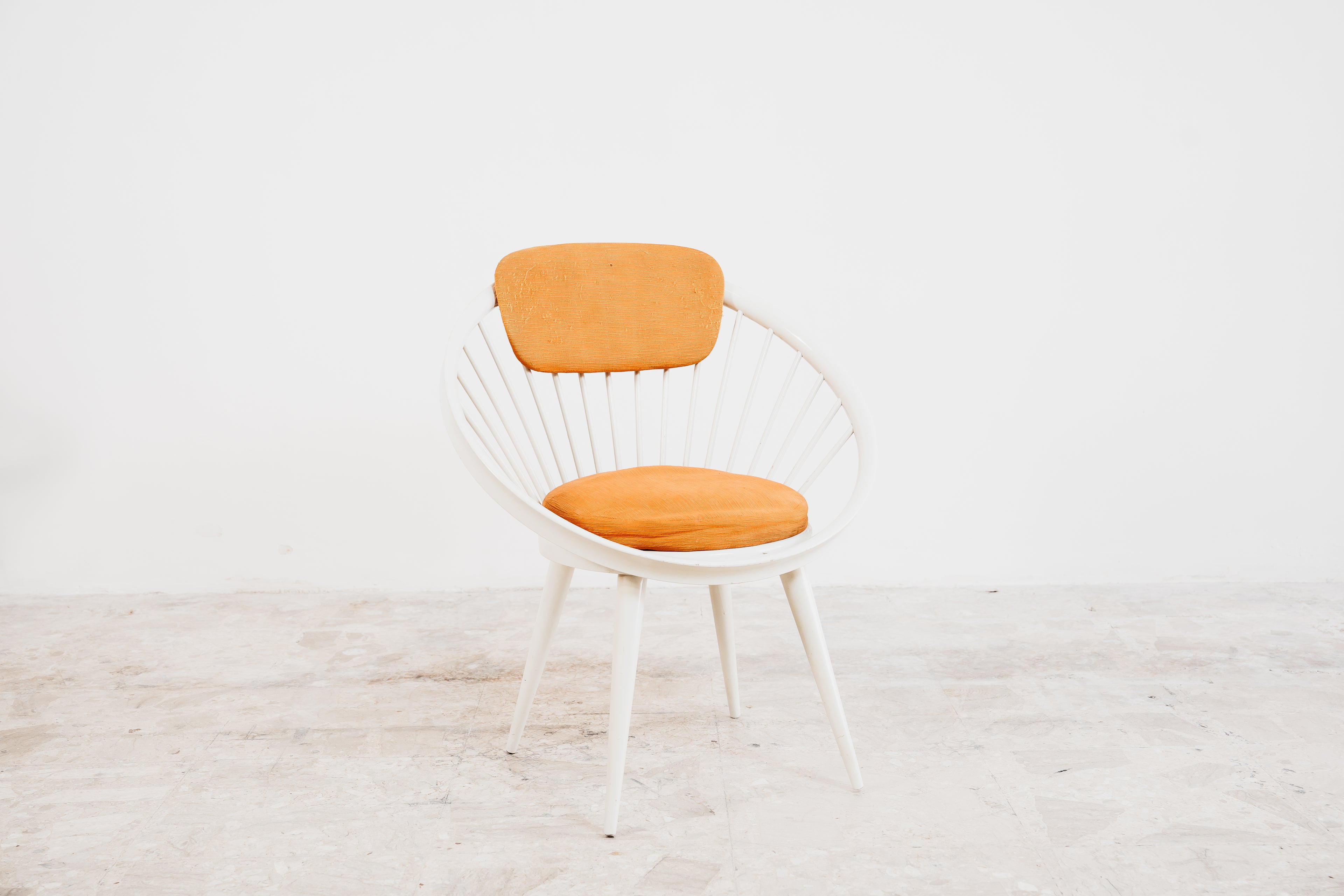 Yngve Ekström Mod.Circle Coppia di Poltroncine Design Scandinavo Anni ‘60