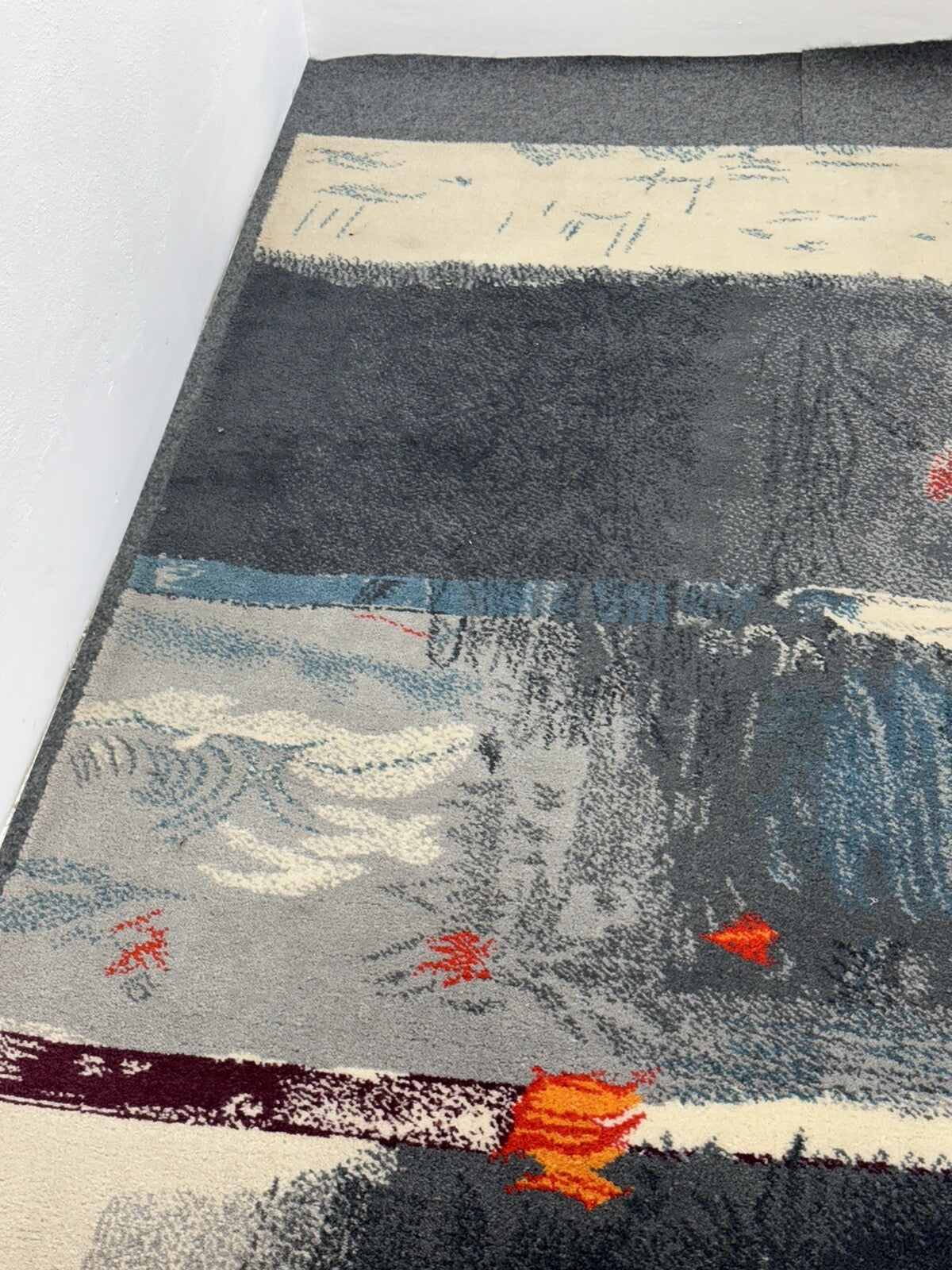 Arne L. Hansen Ege Art Line Denmark Tappeto Design 1980’s