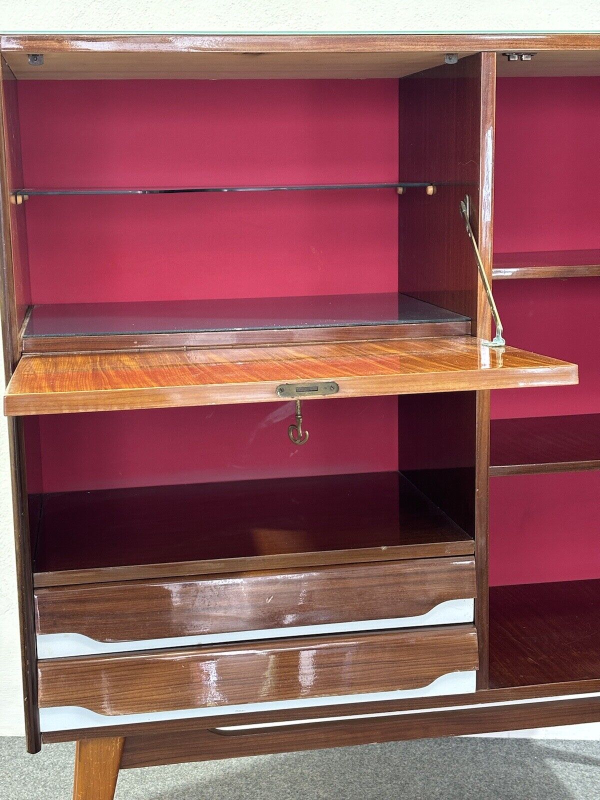 CREDENZA MOBILE BAR STILE SCANDINAVO MID-CENTURY 1950’S